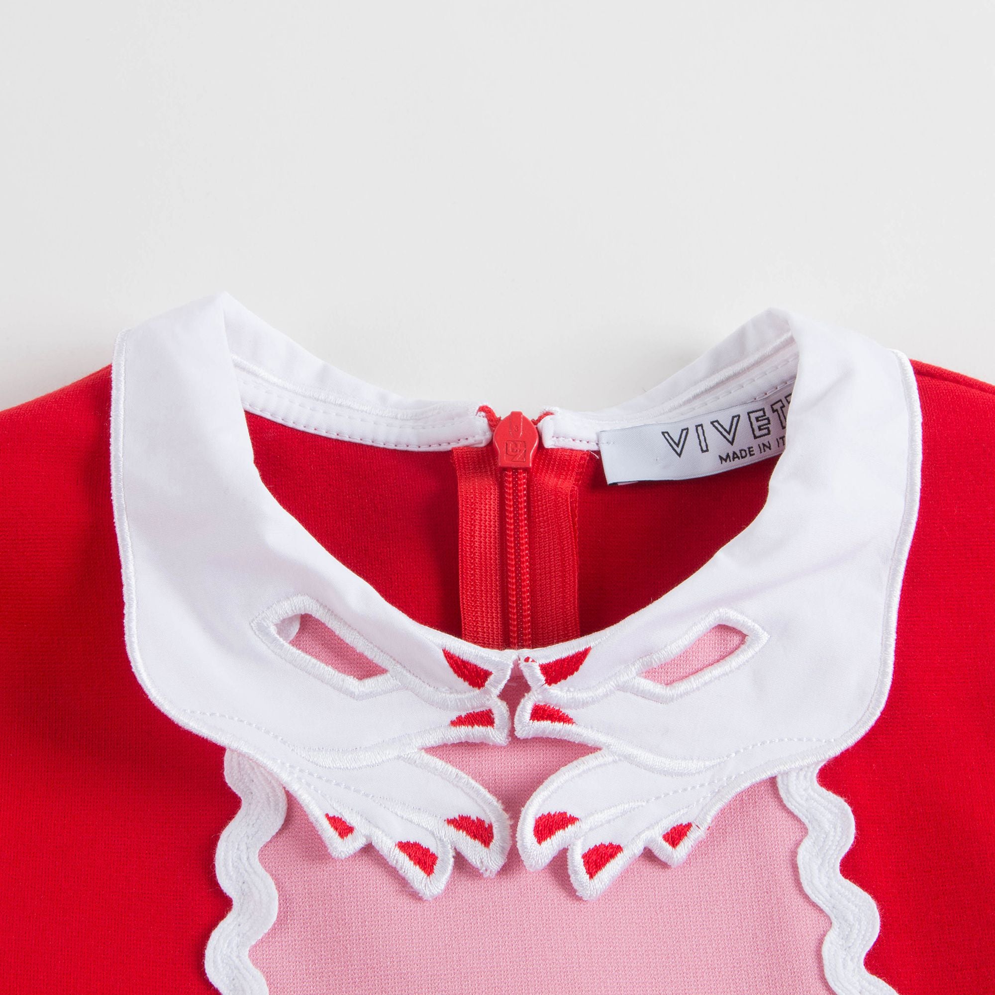 Girls Red & Pink Dress