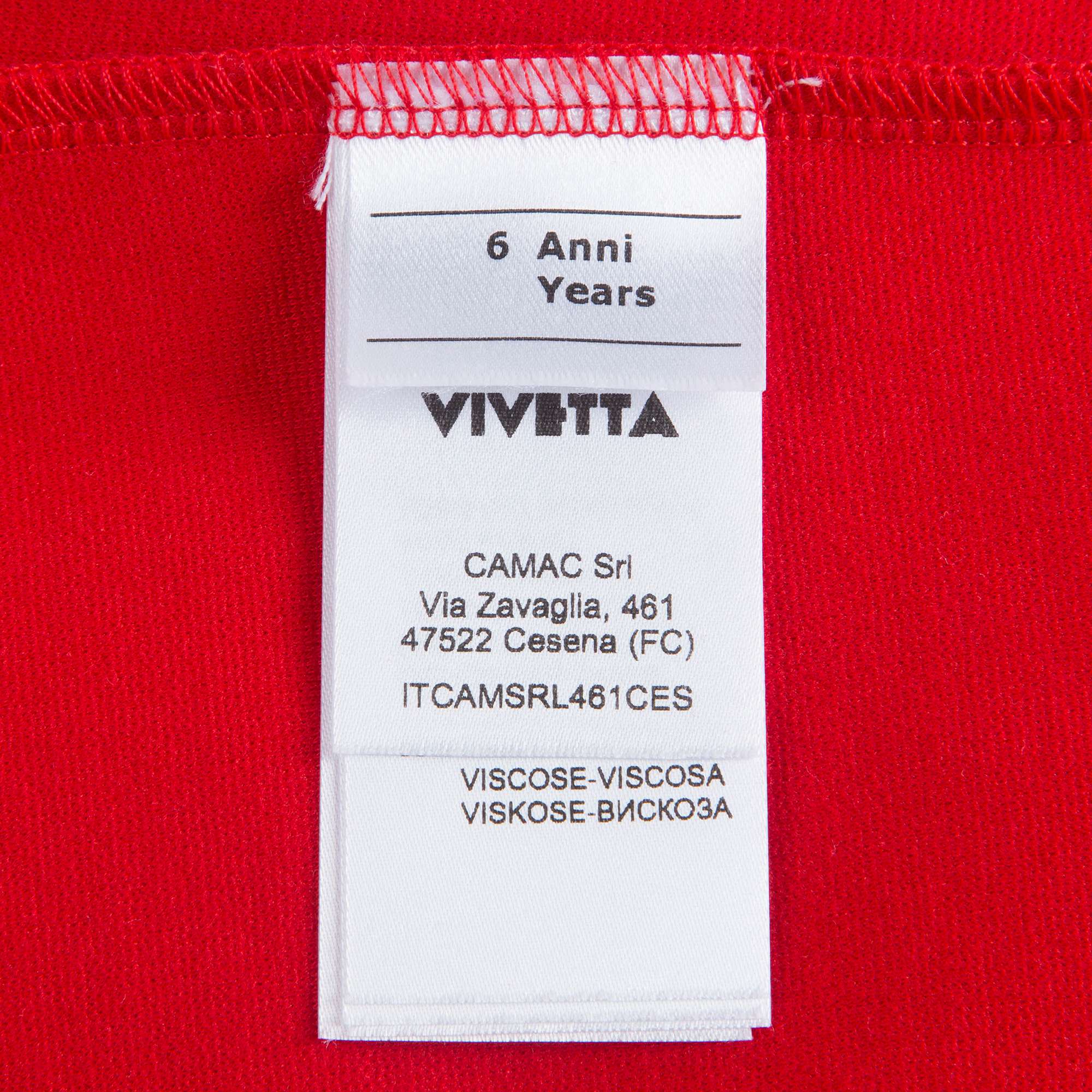 Girls Red & Pink Dress