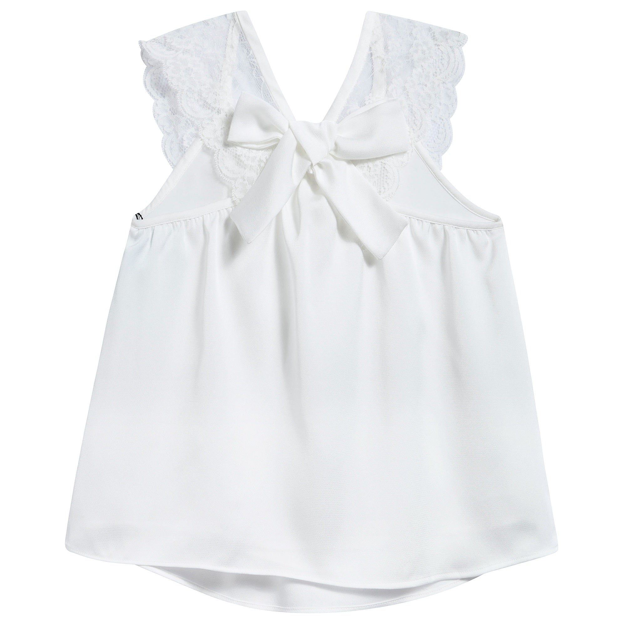 Girls White Tank Tops