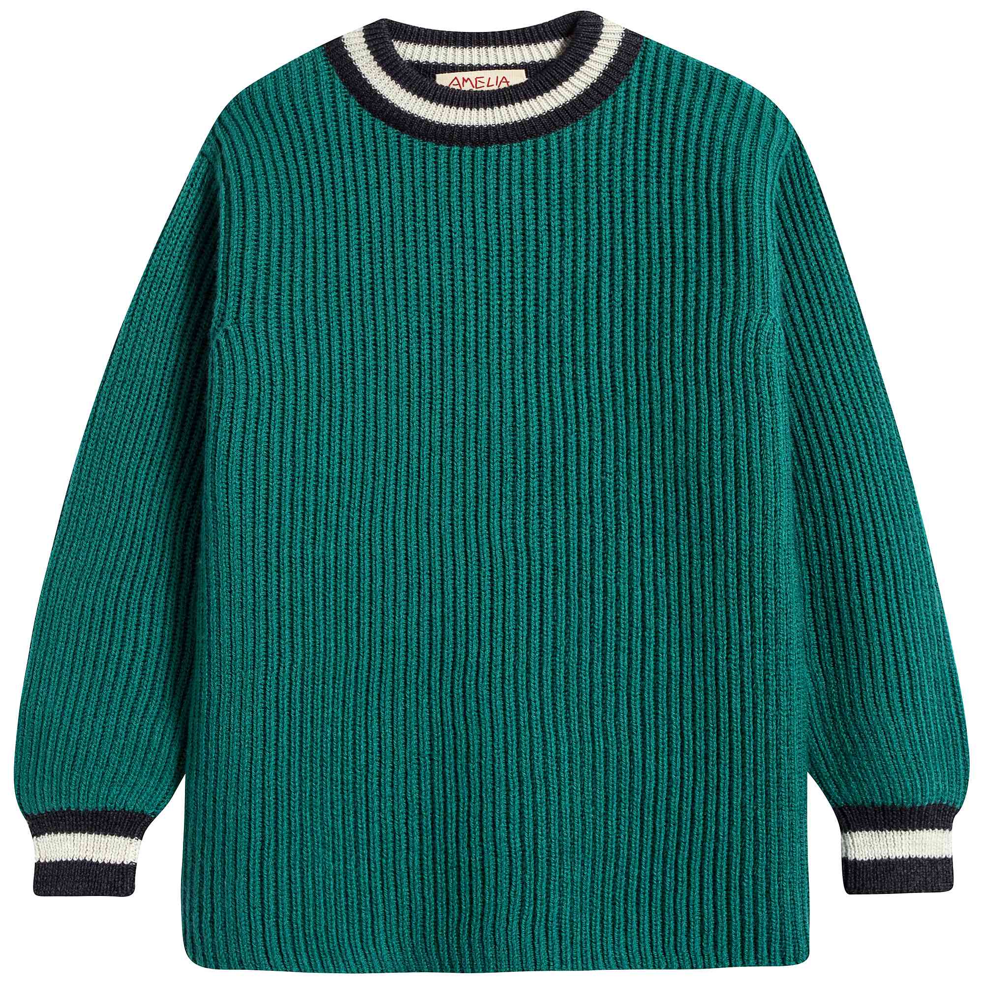 Girls & Boys Fisherman Rib Sweater