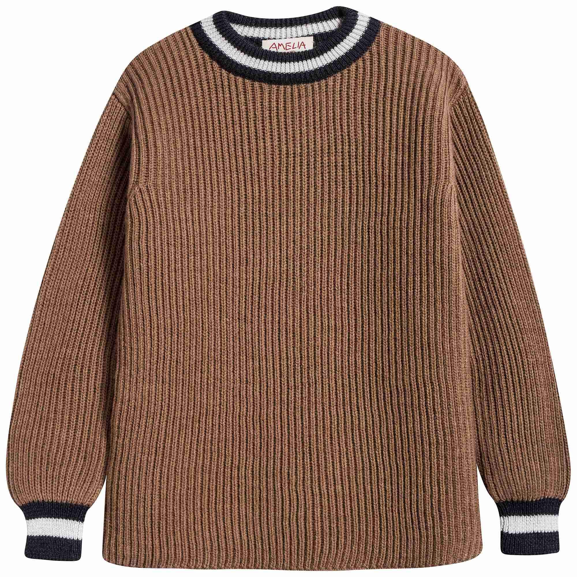 Girls & Boys Fisherman Rib Sweater