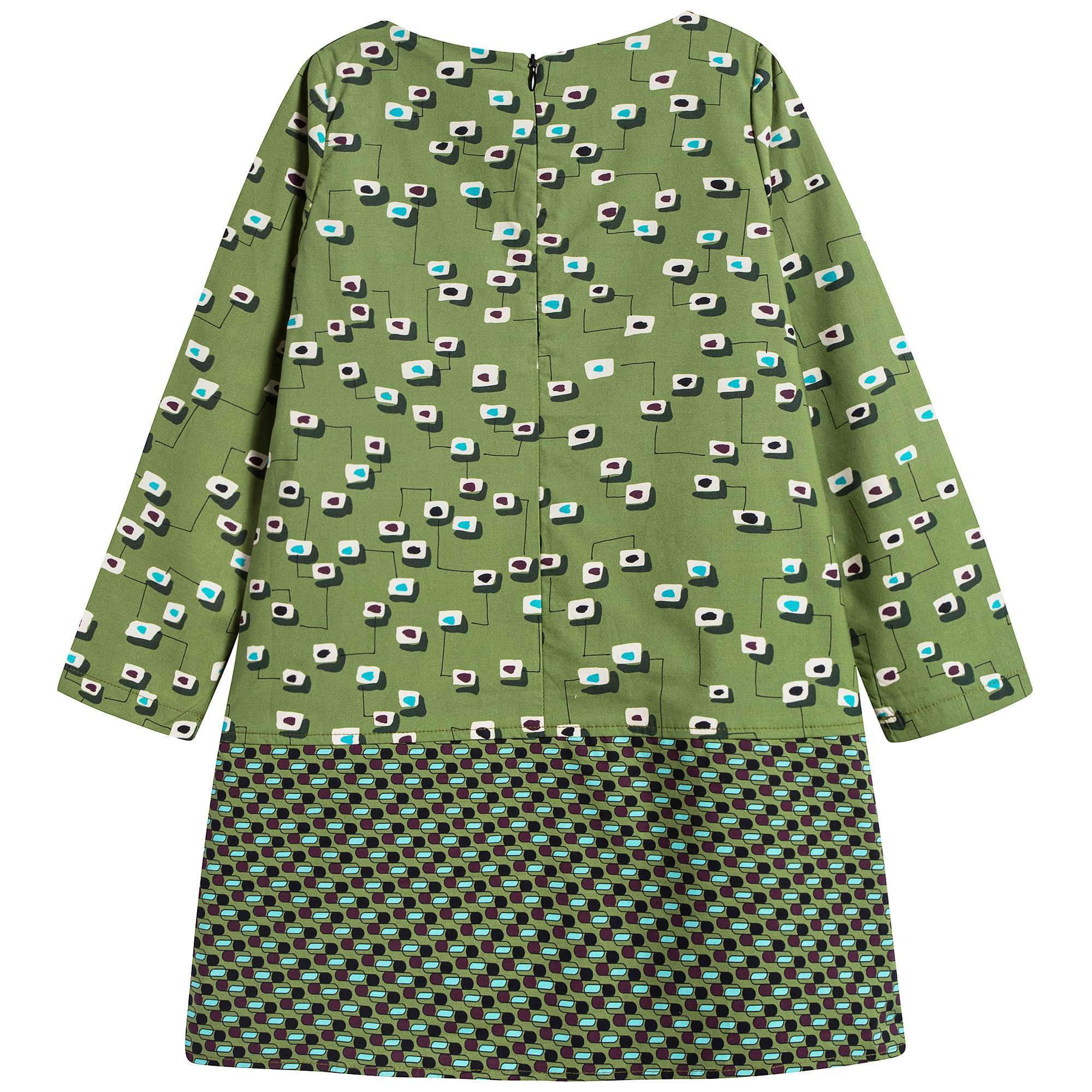 Girls Double Prints Dress