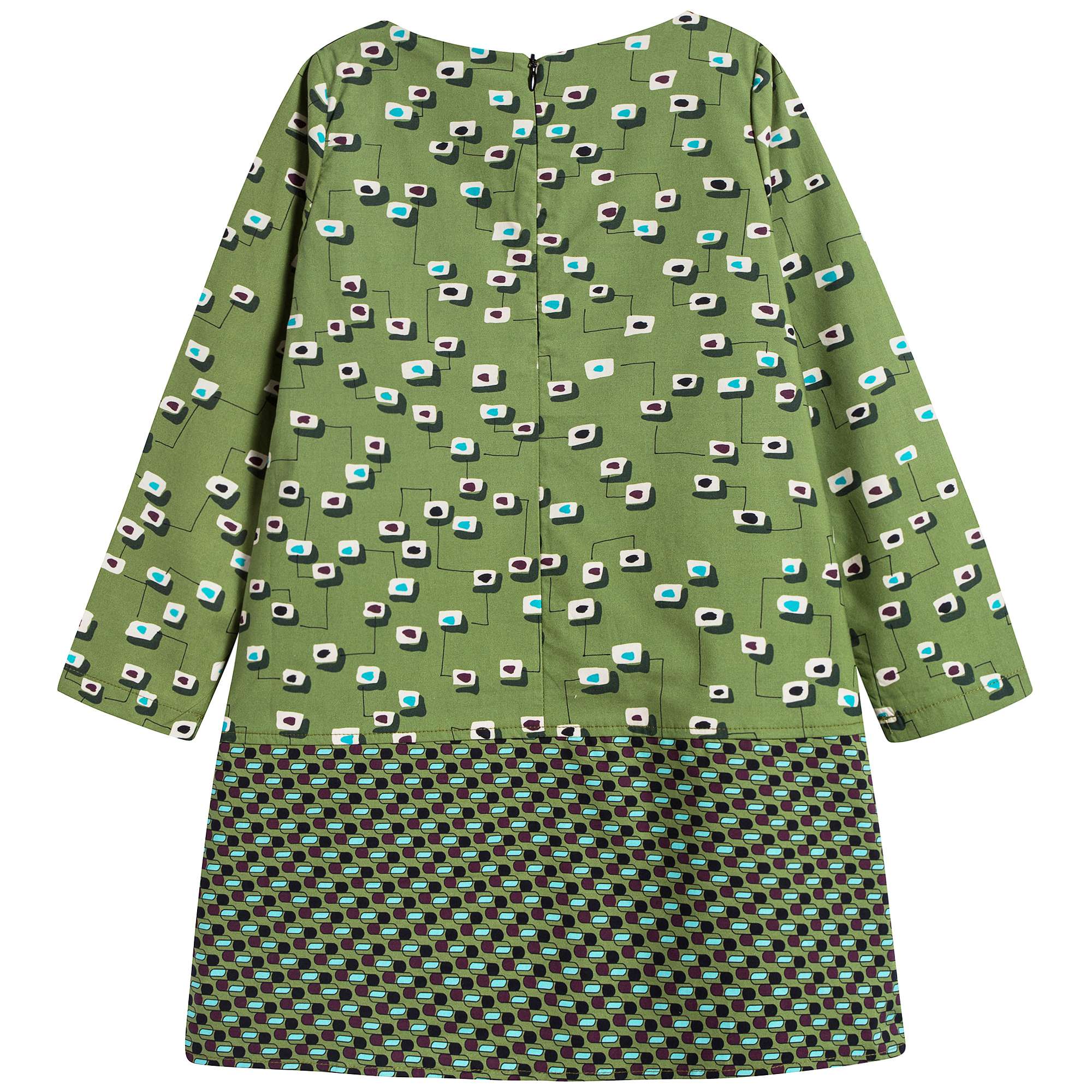 Girls Double Prints Dress