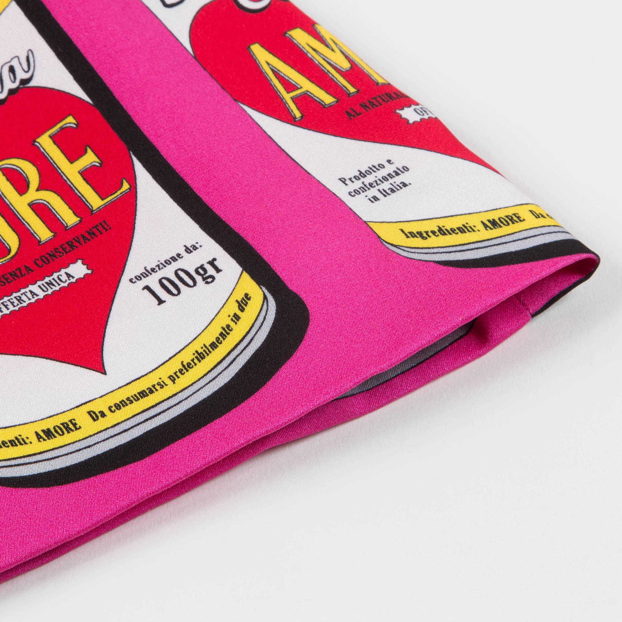 Girls Pink Cans Printed Skirt