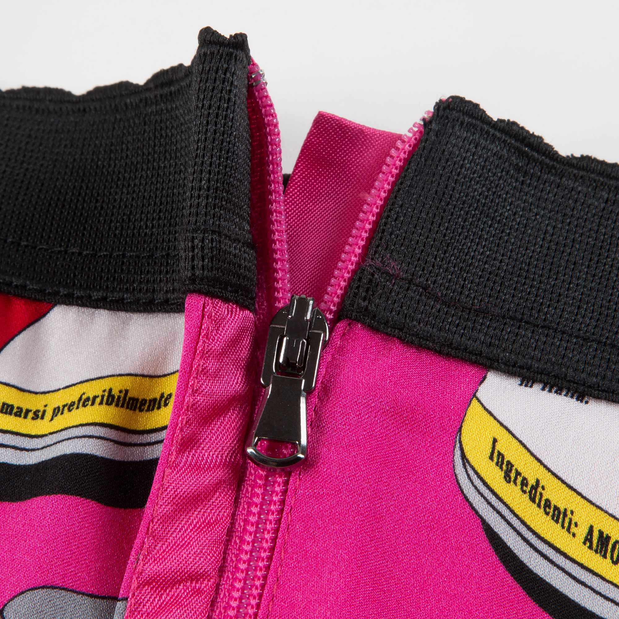Girls Pink Cans Printed Skirt
