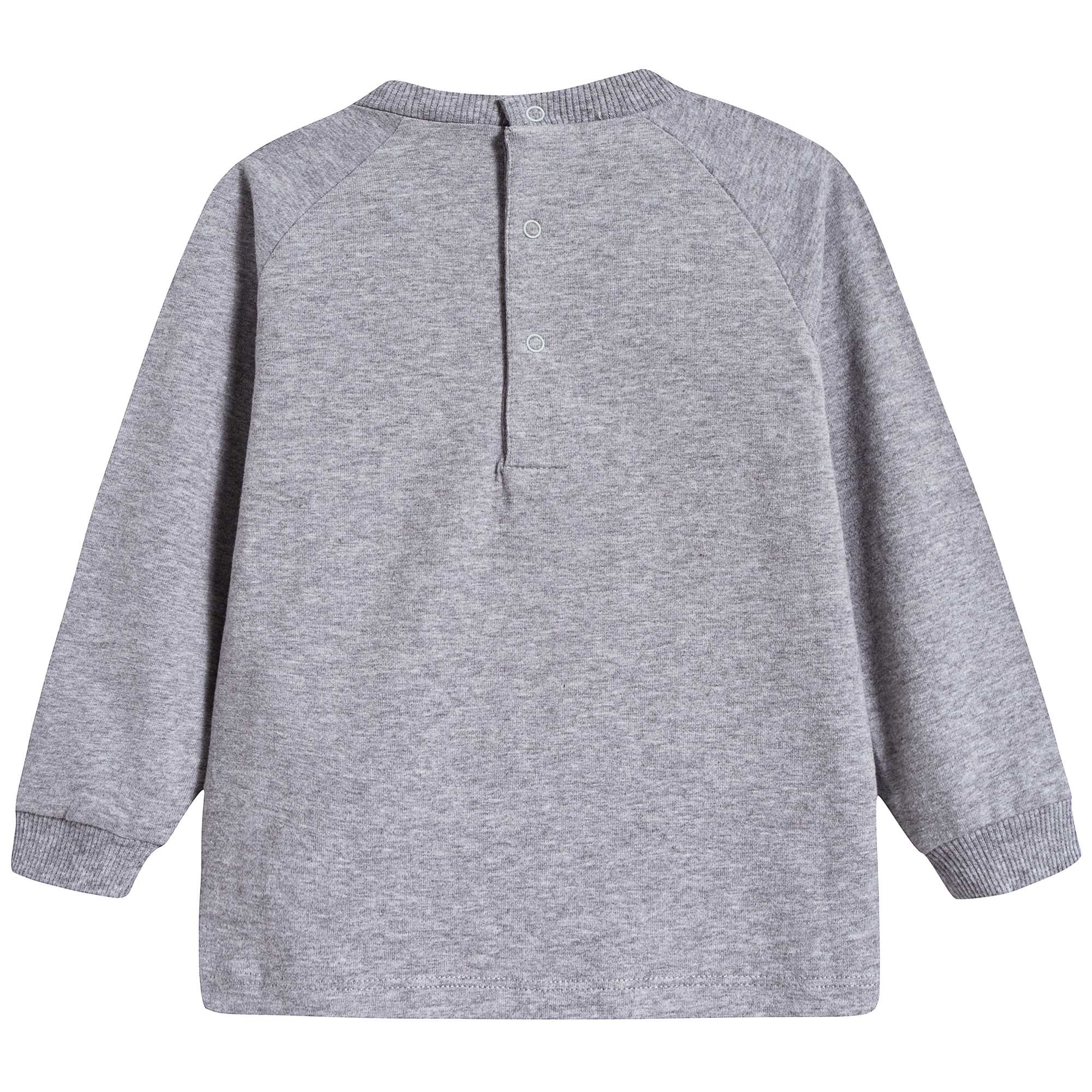 Baby Melange Grey Cotton Sweatshirt