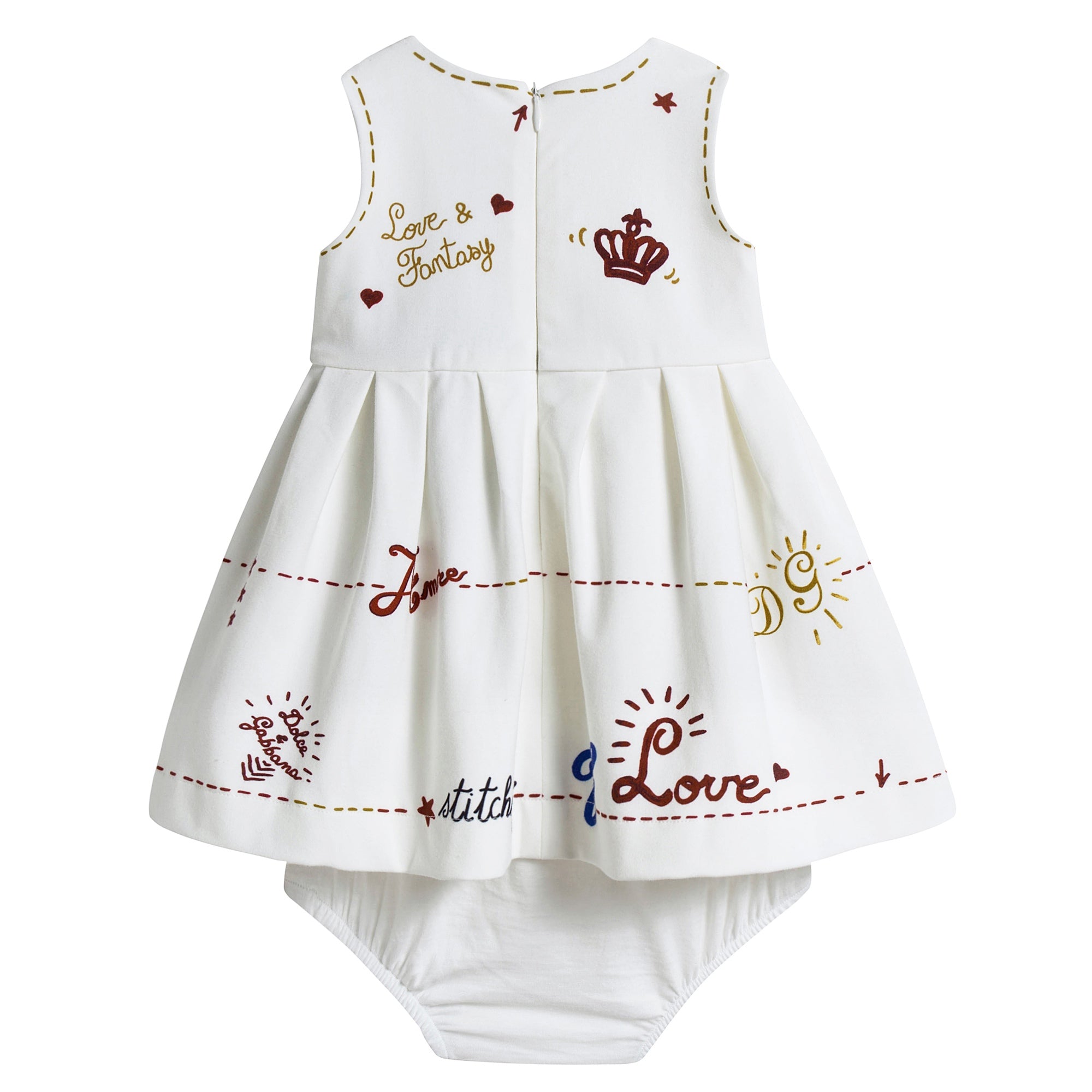 Baby Girls White 'Love' Dress