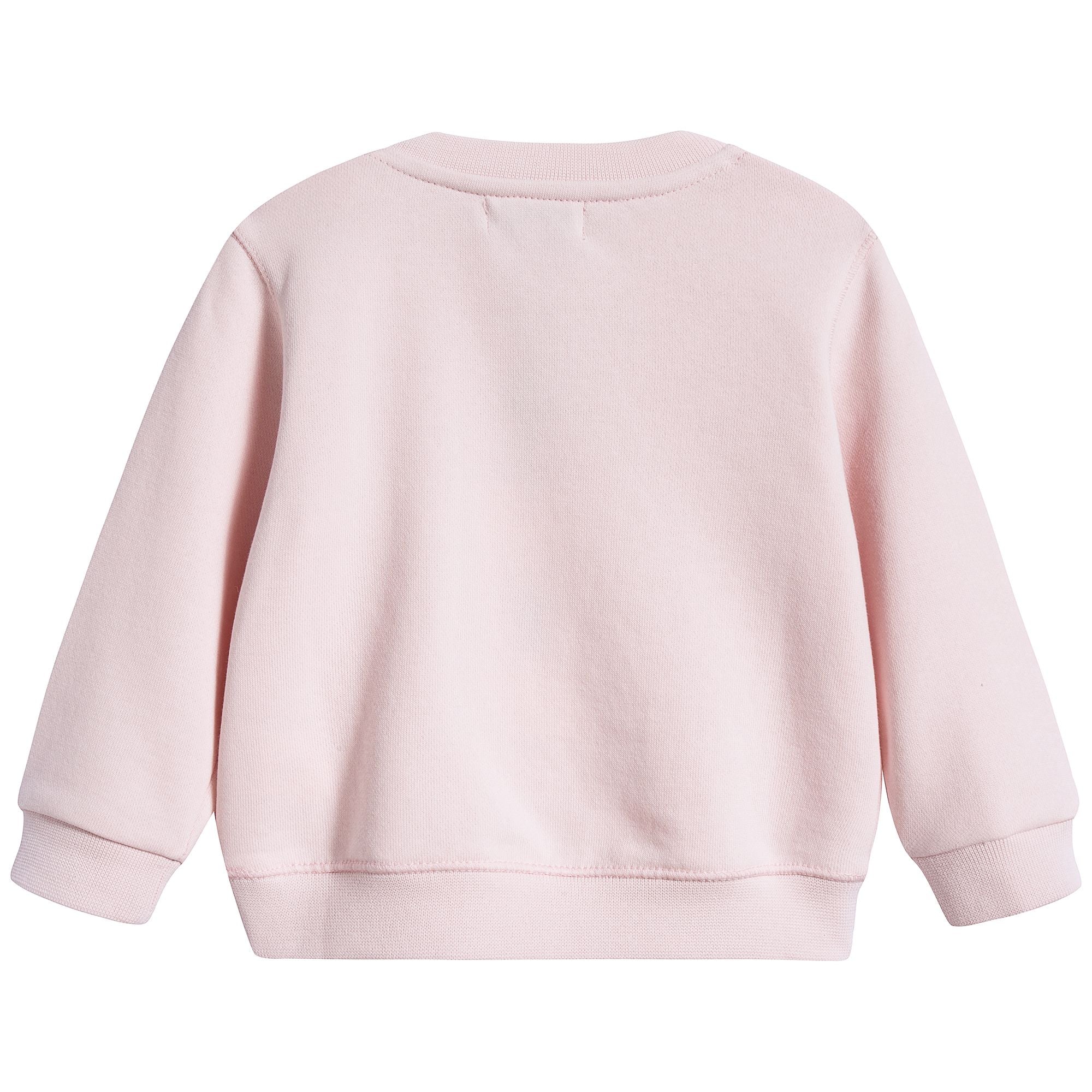 Baby Girls Light Pink Tiger Cotton Sweatshirt