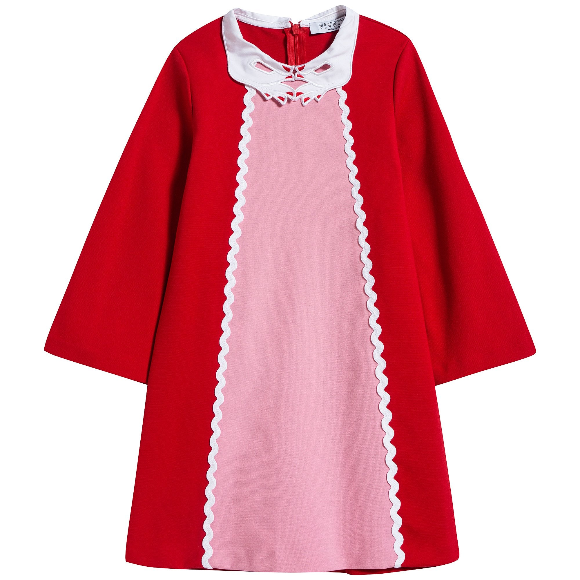 Girls Red & Pink Dress