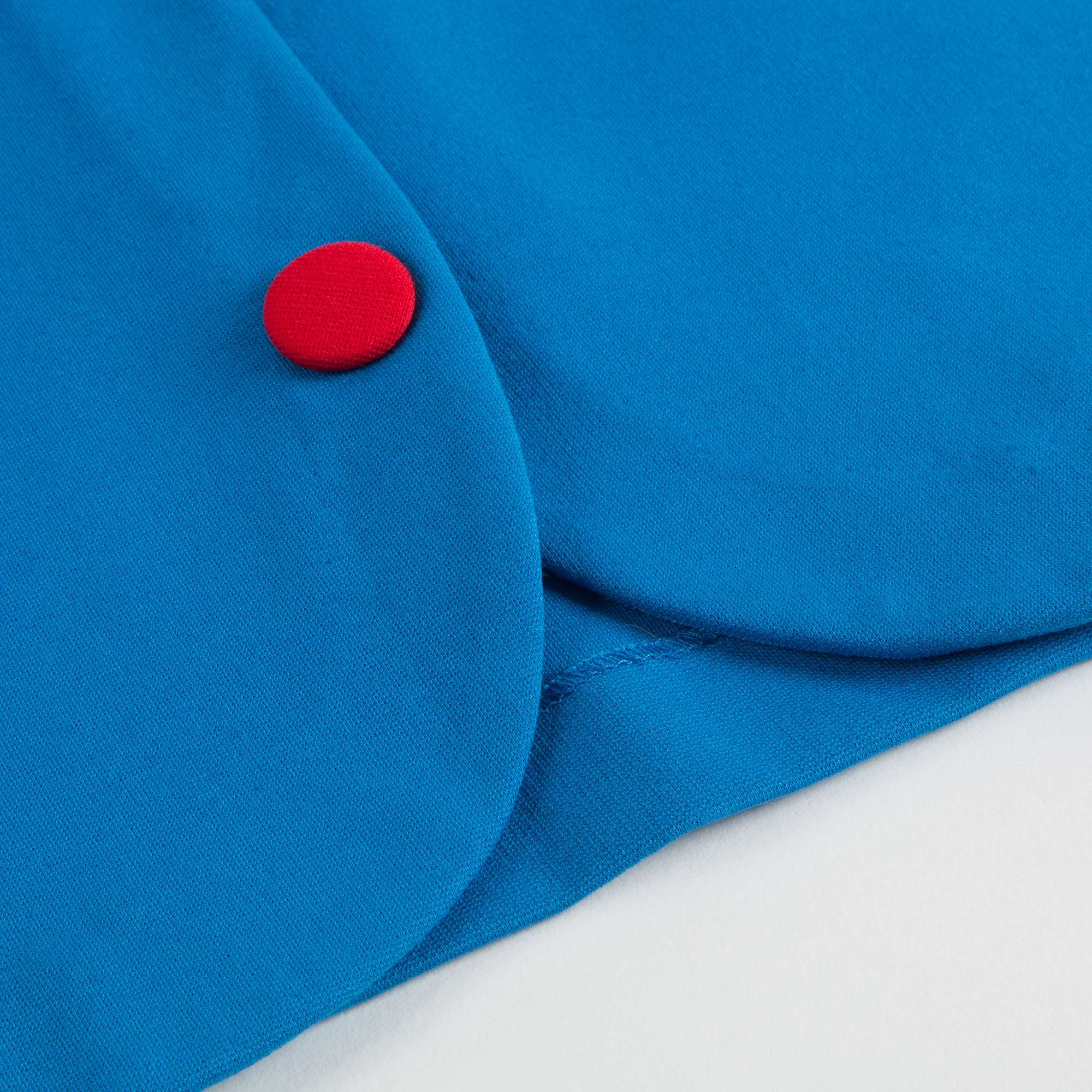 Girls Blue Bicolor Dress