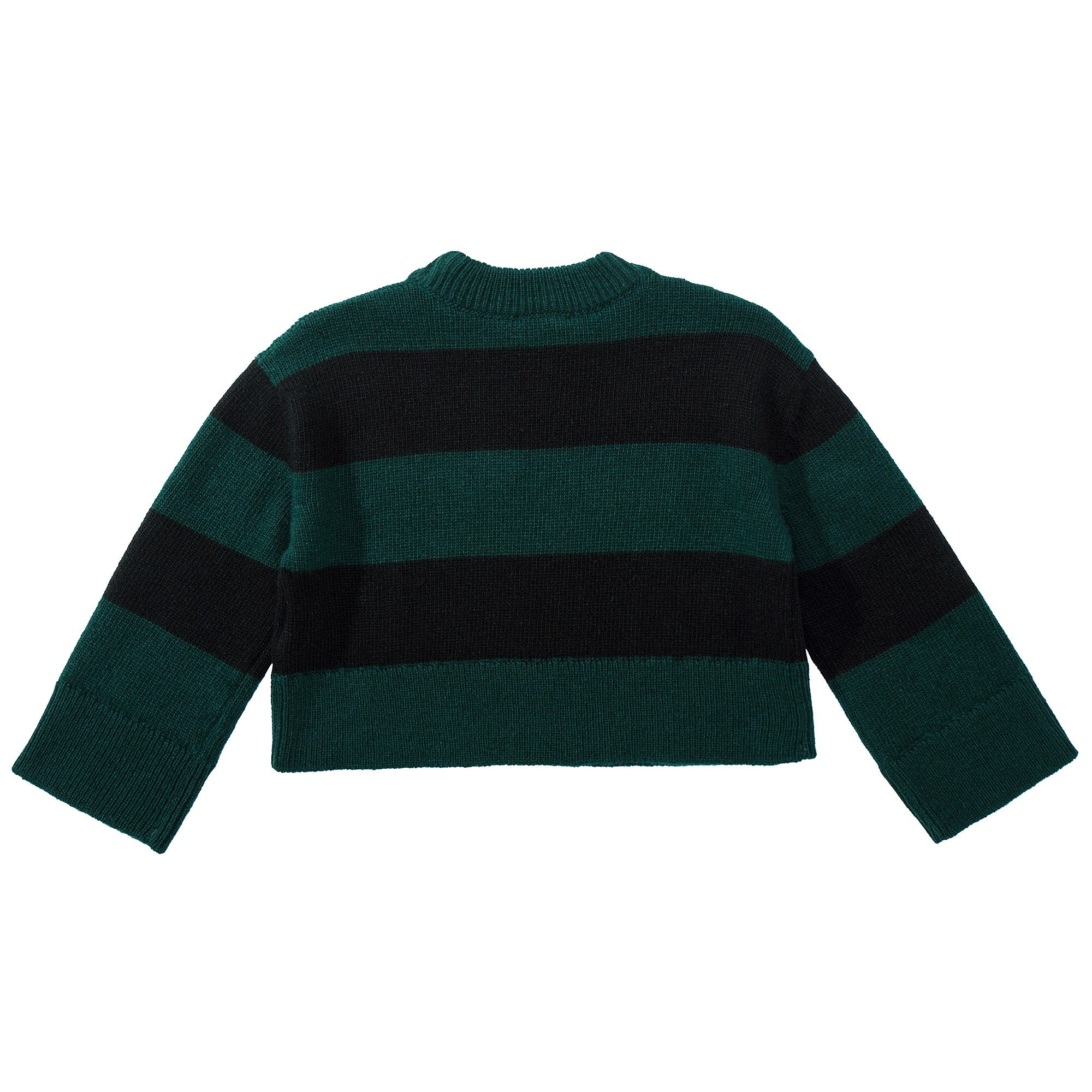 Girls Green  "Love" Wool  Sweater