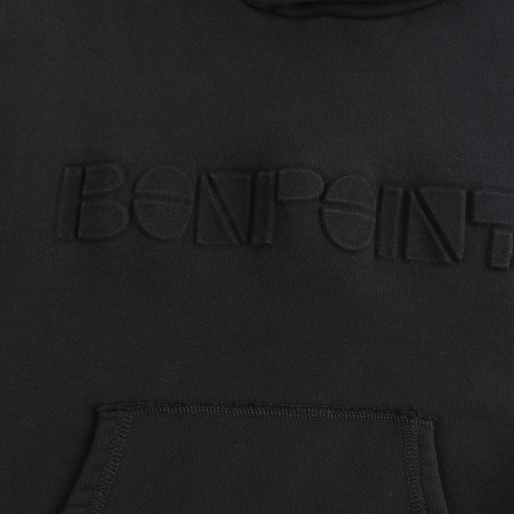 女童黑色连帽卫衣