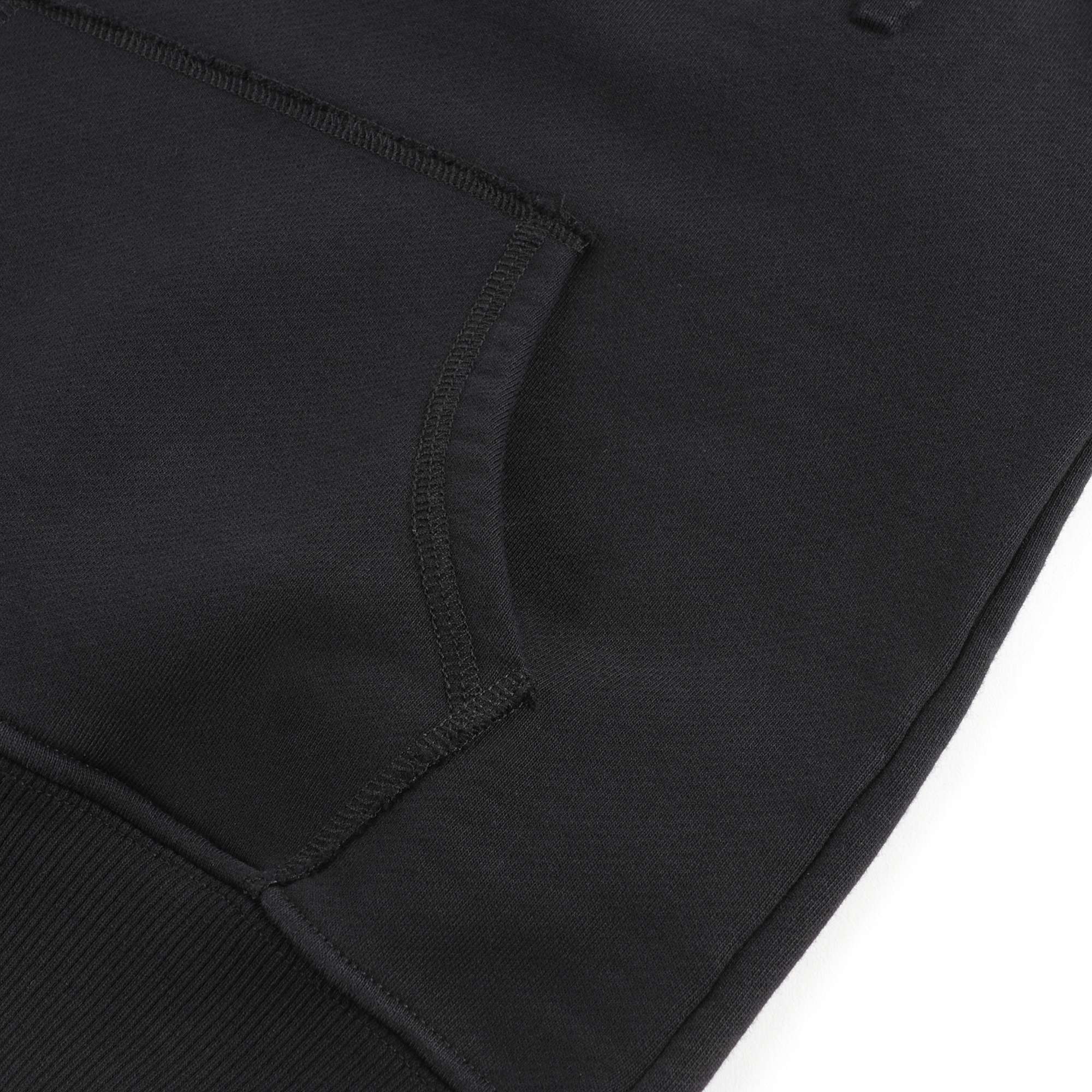 女童黑色连帽卫衣