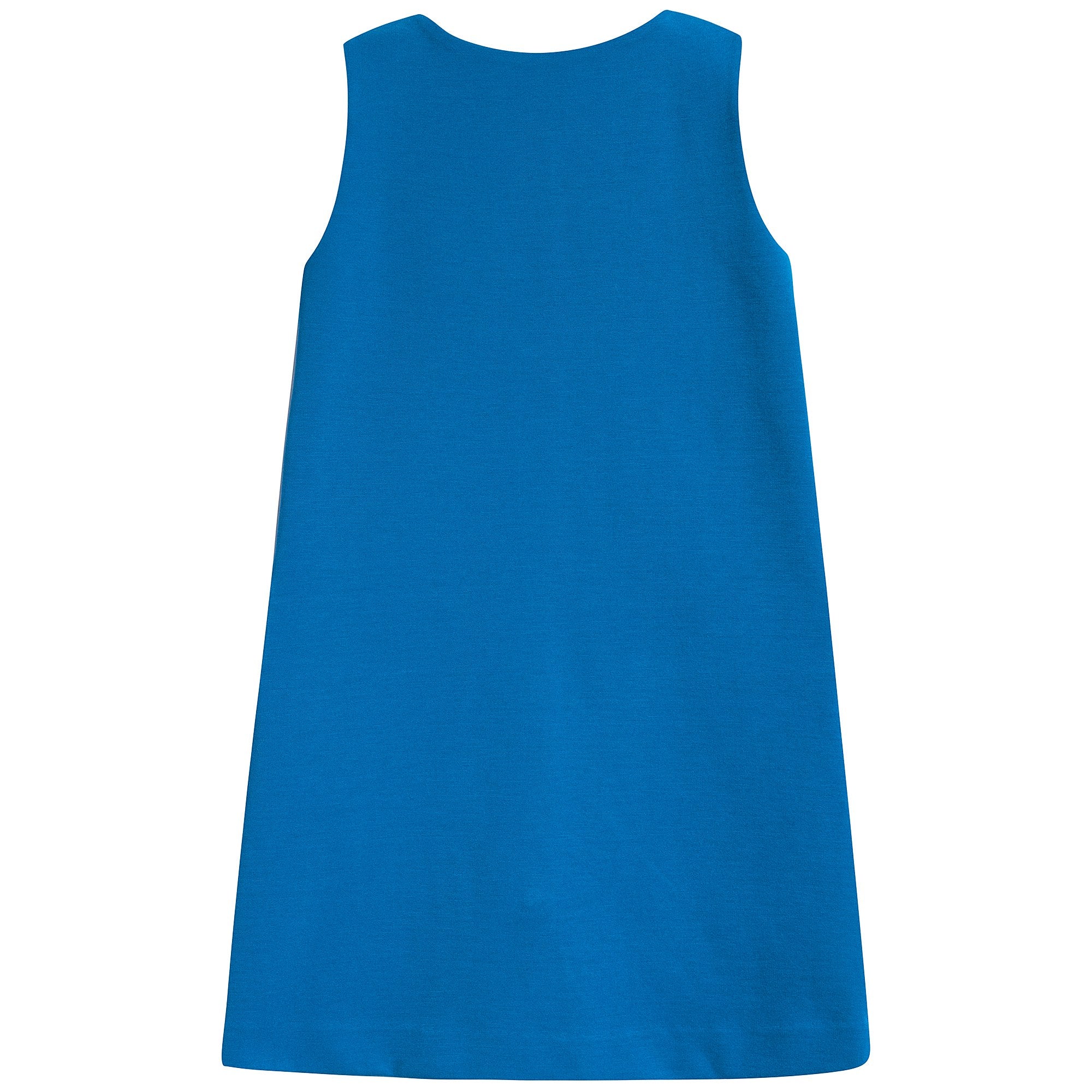 Girls Blue Bicolor Dress