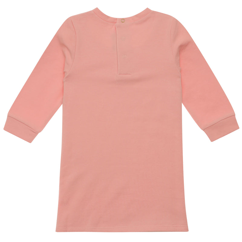 Baby Girls Pink Bag Printed Trims Dress - CÉMAROSE | Children's Fashion Store - 2