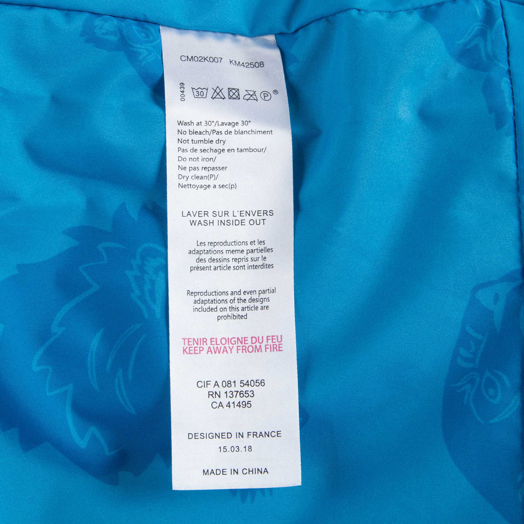 Boys Vivid Blue Coat