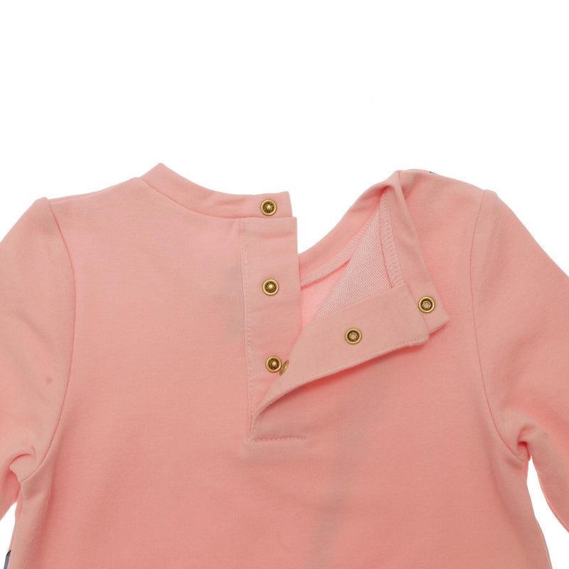 Baby Girls Pink Bag Printed Trims Dress - CÉMAROSE | Children's Fashion Store - 3