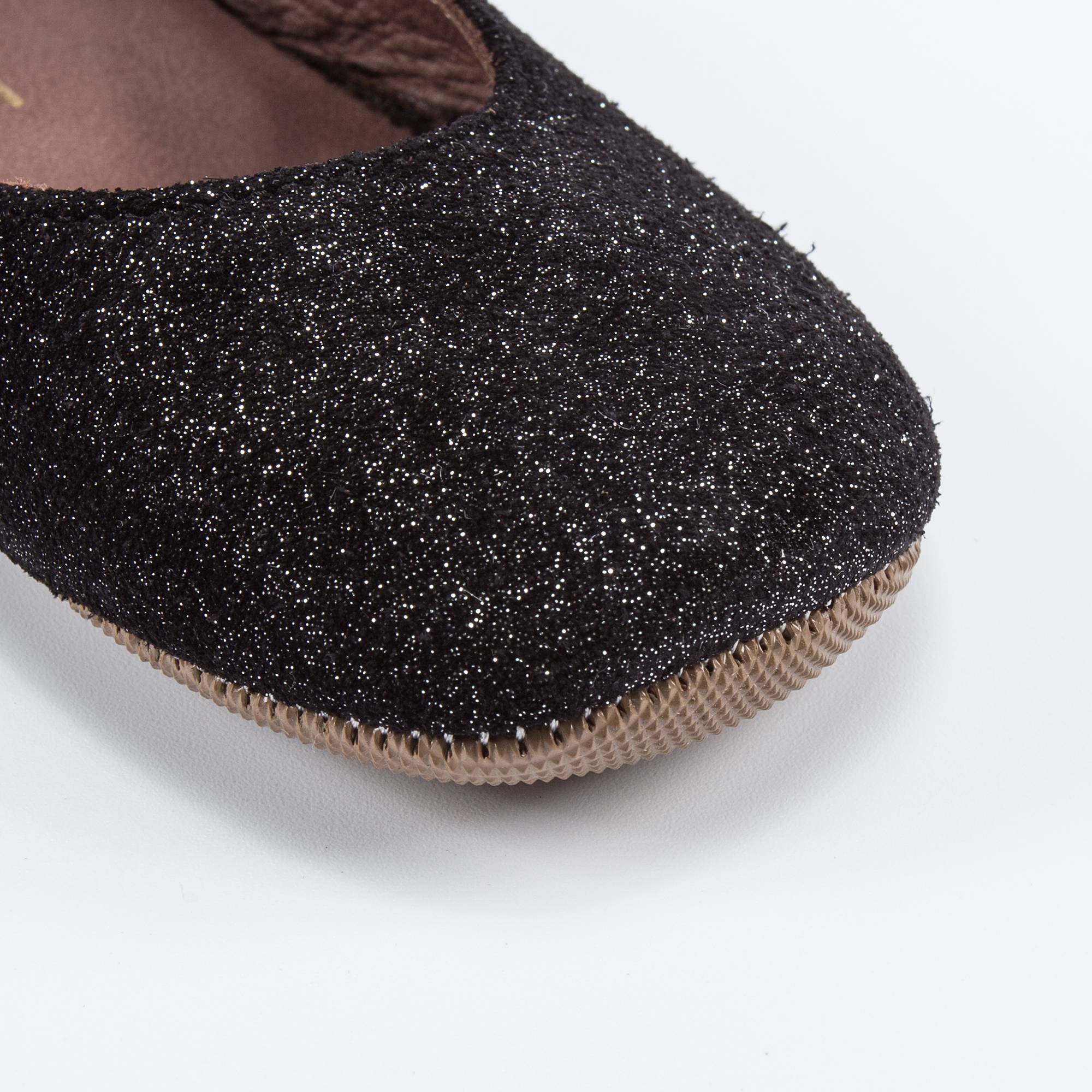 Girls Black "Spsg" Shoes