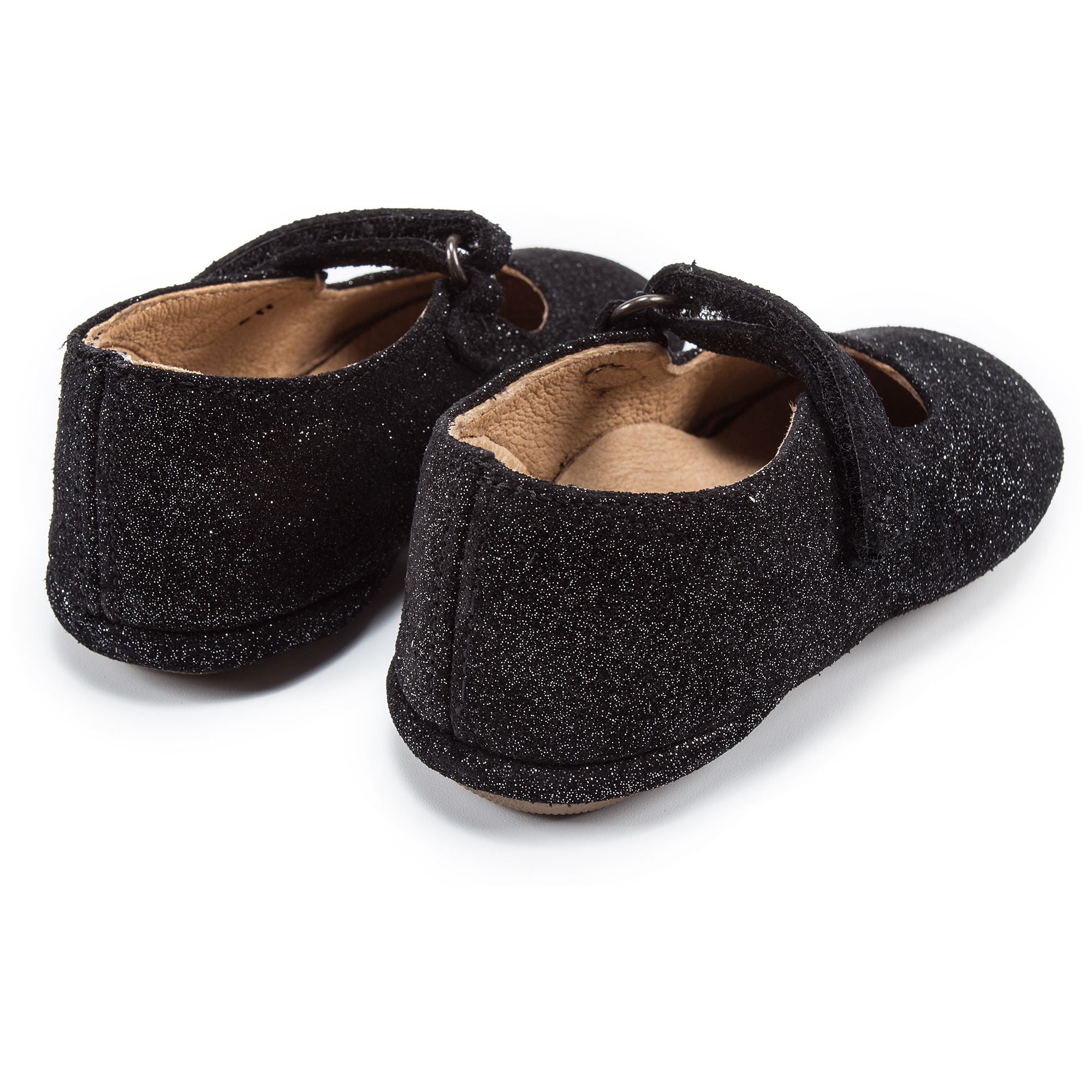 Girls Black "Spsg" Shoes