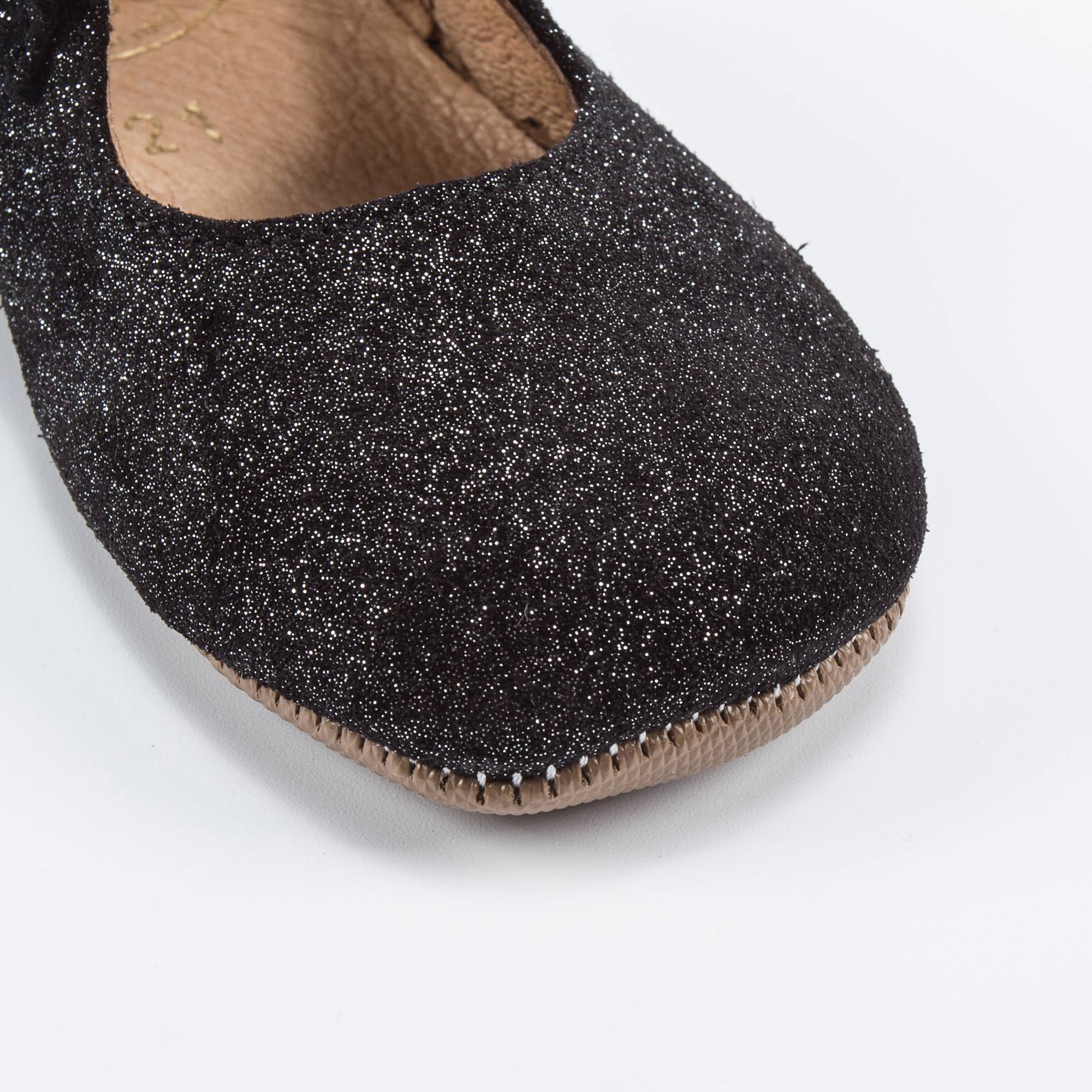 Girls Black "Spsg" Shoes
