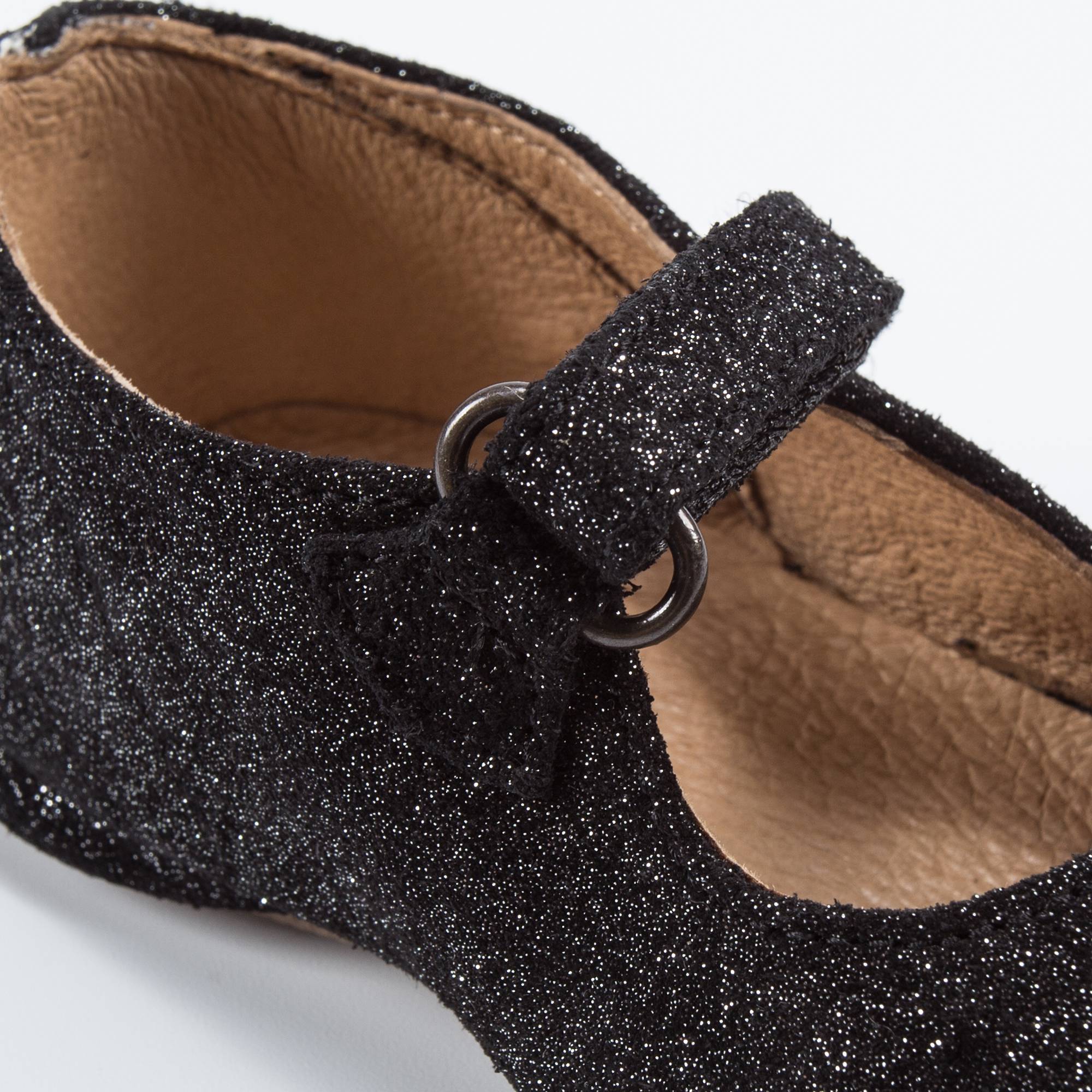 Girls Black "Spsg" Shoes