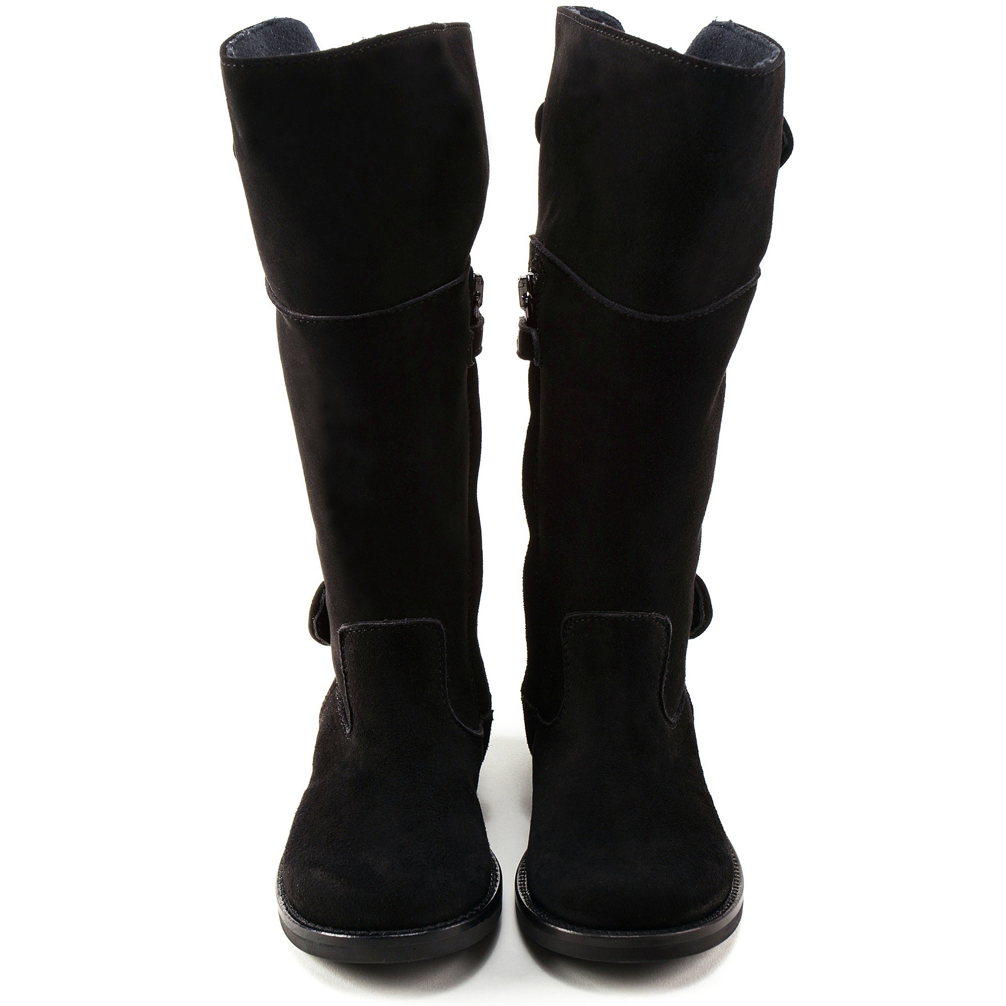 Girls Black  High-help Boots  Shoes