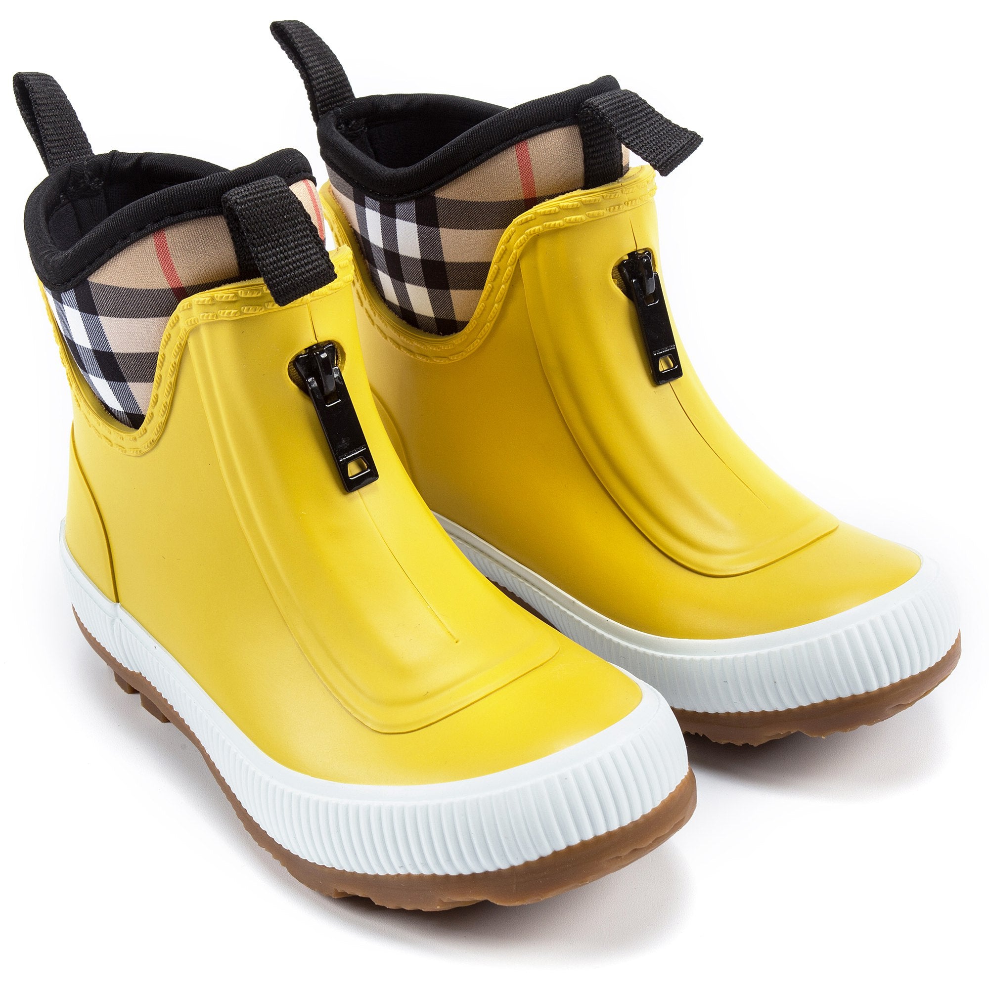 Boys & Girls Vibrant Lemon Rubber Weatherboots