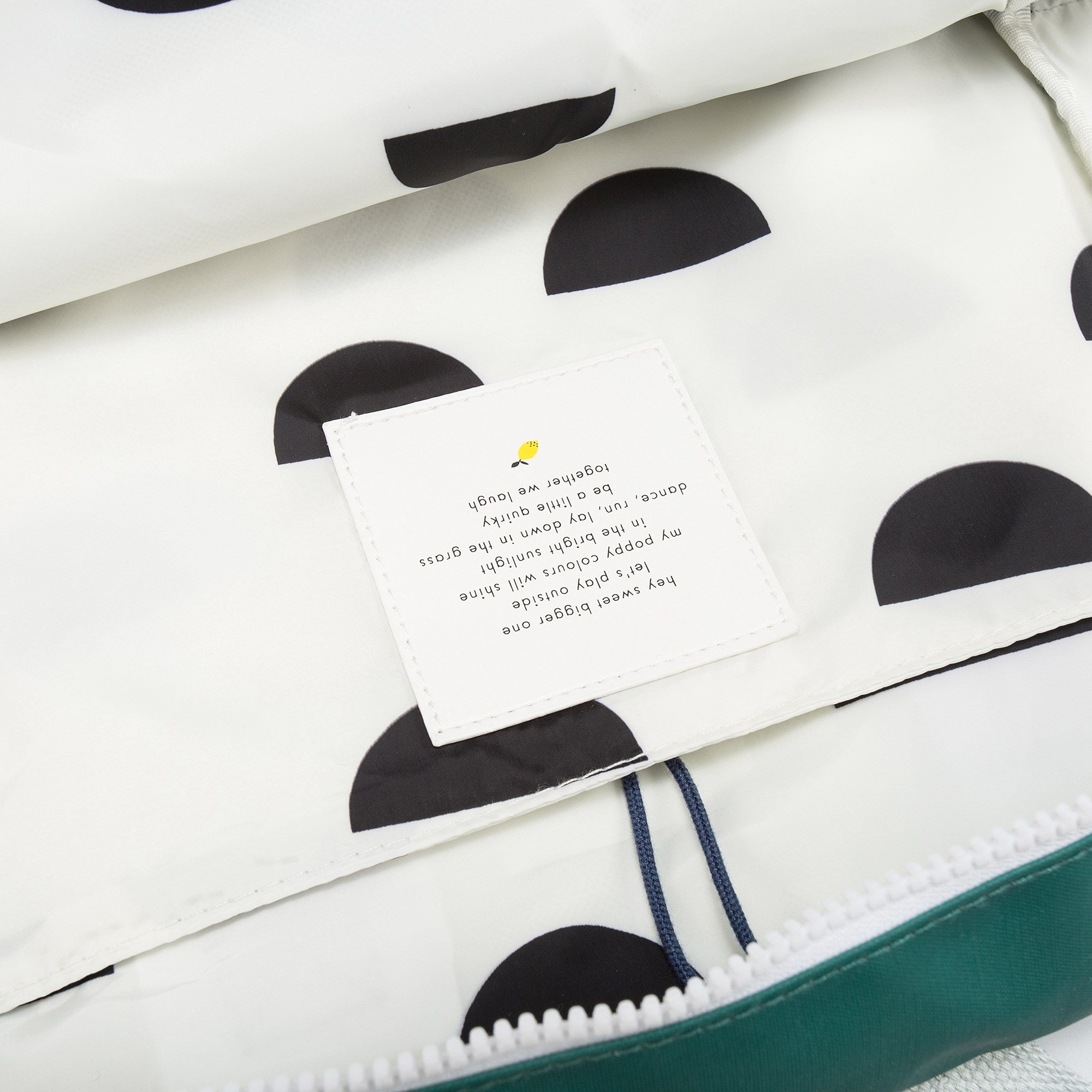 Girls Green Backpack Envelope Large