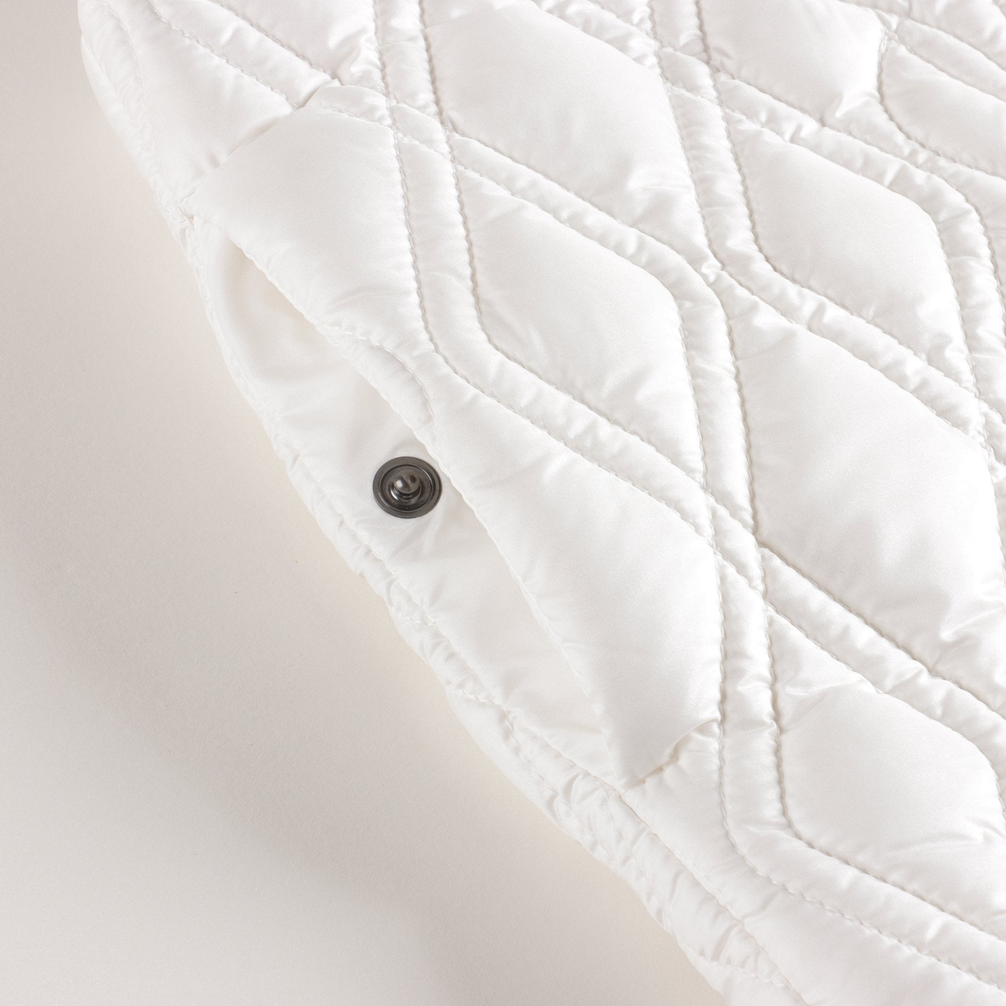 Baby Girls White "ENIS" Padded Down Gilet