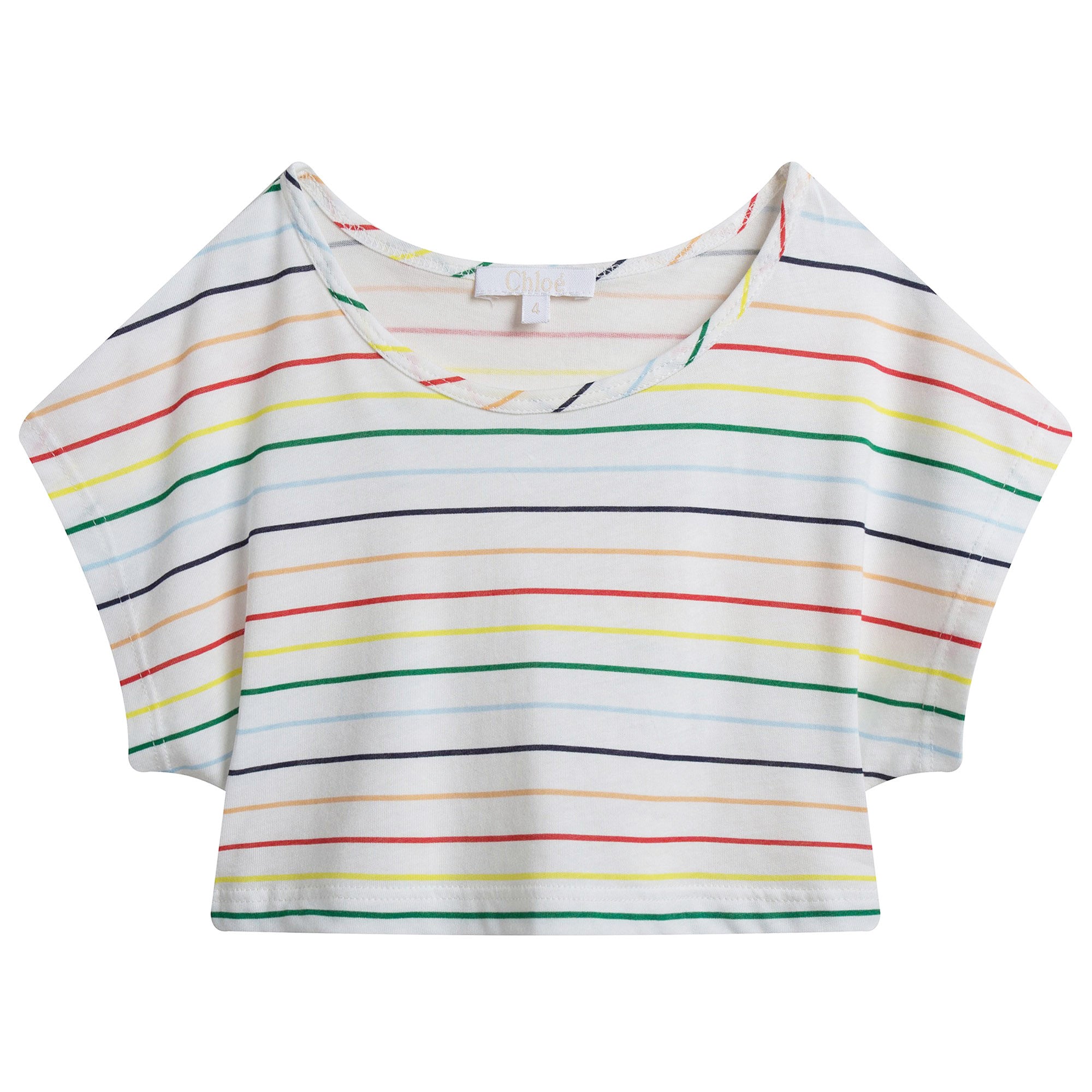Girls 2 In 1 Striped T-Shirt
