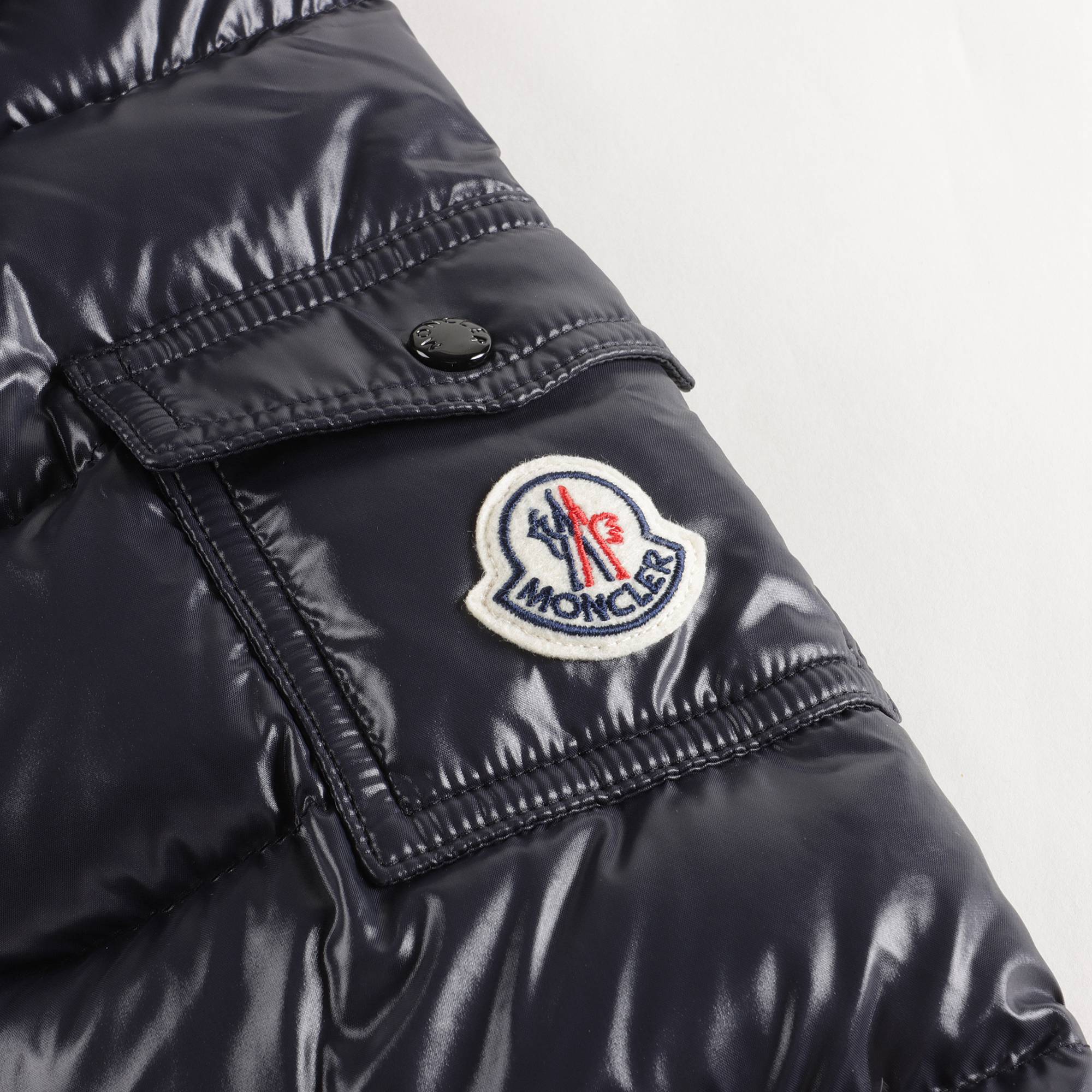 Girls Navy "MOKA" Padded Down Coat