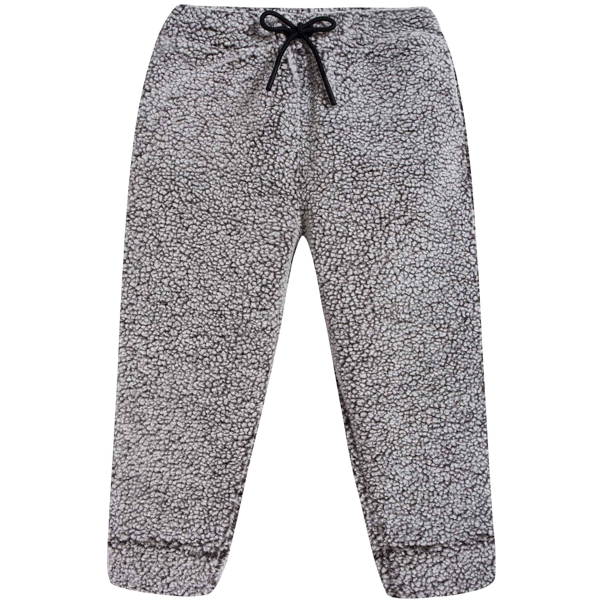 Boys Grey Melange Trousers