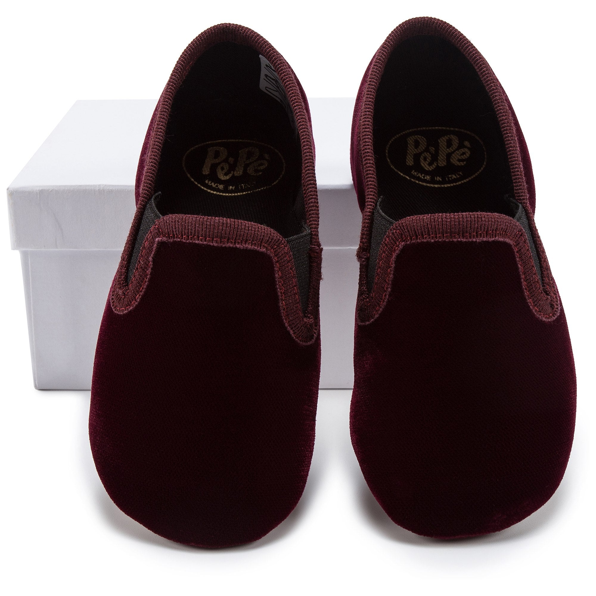 Girls Bordeaux Velluto Shoes