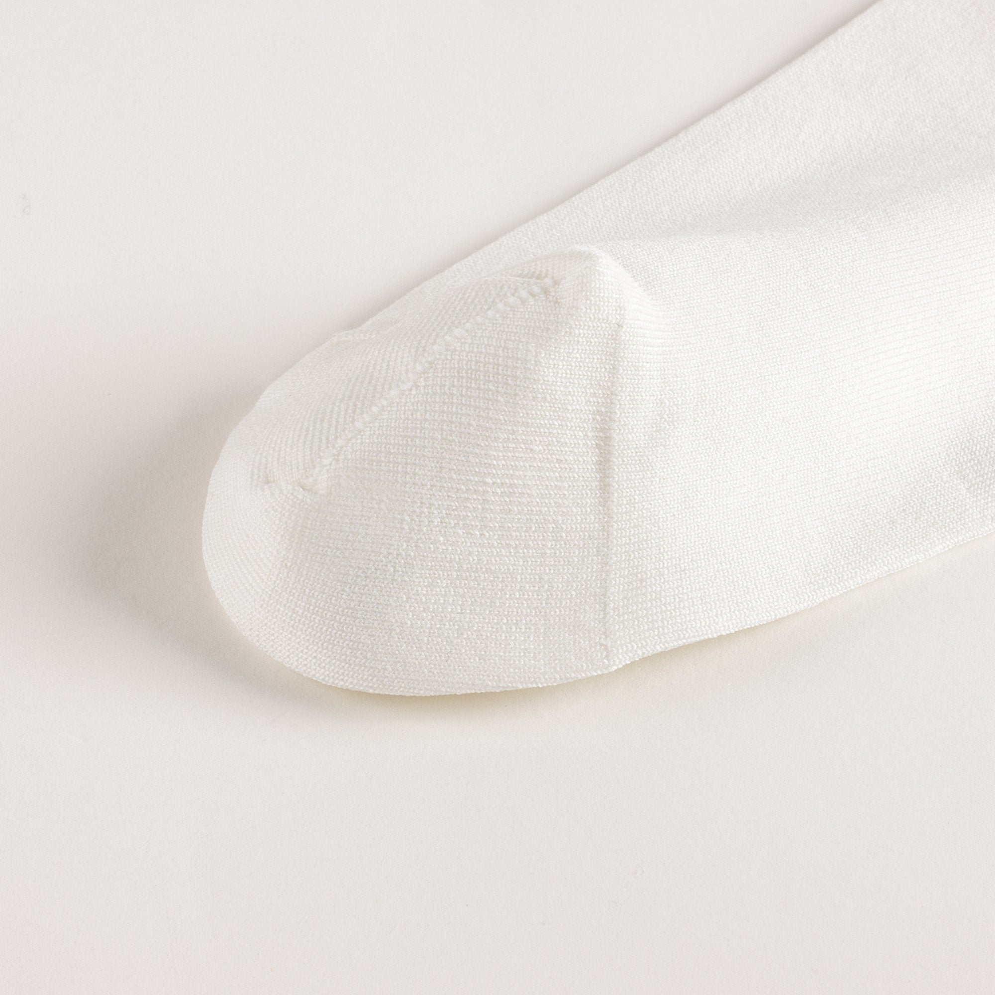 Girls White Cotton Tights