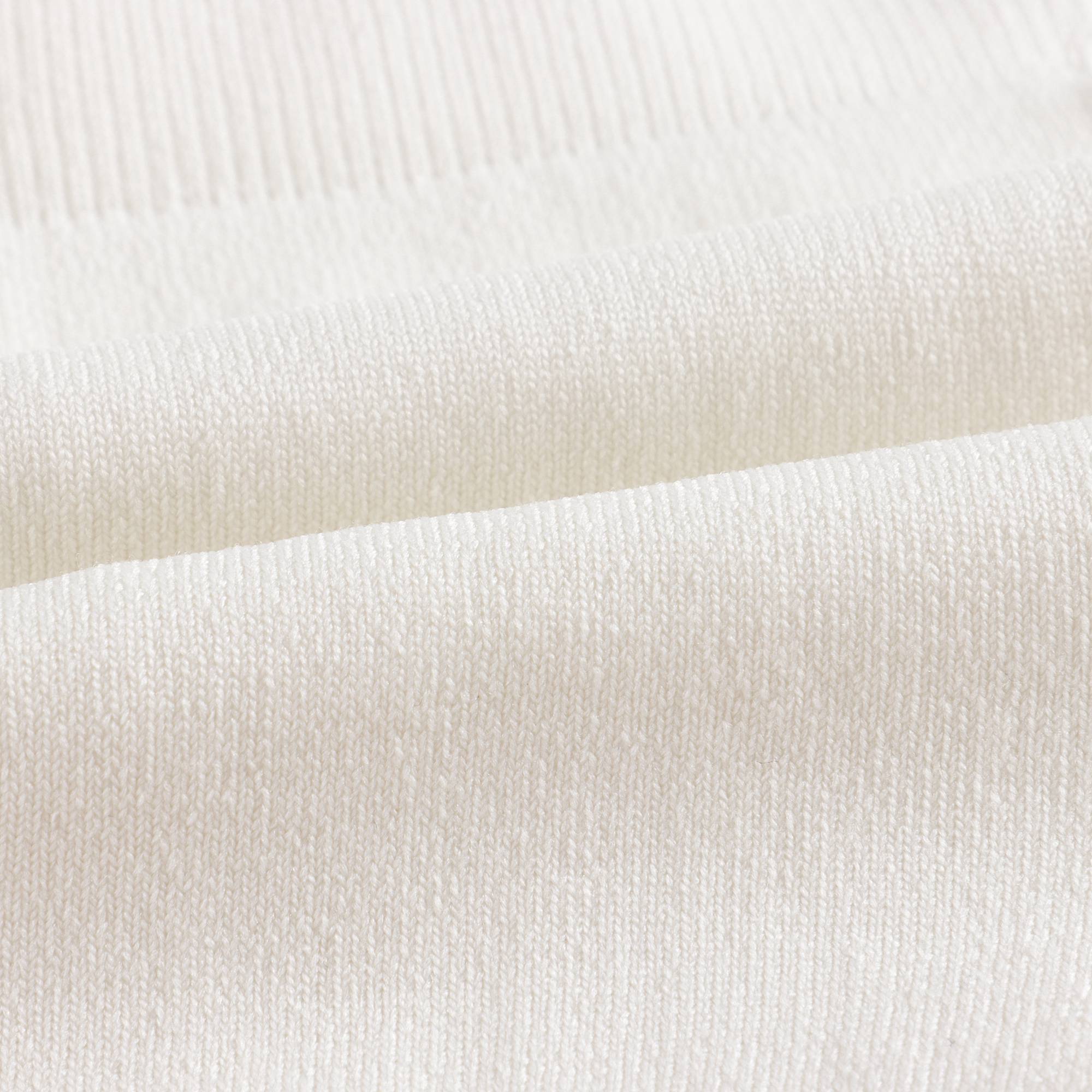 Girls White Cotton Tights