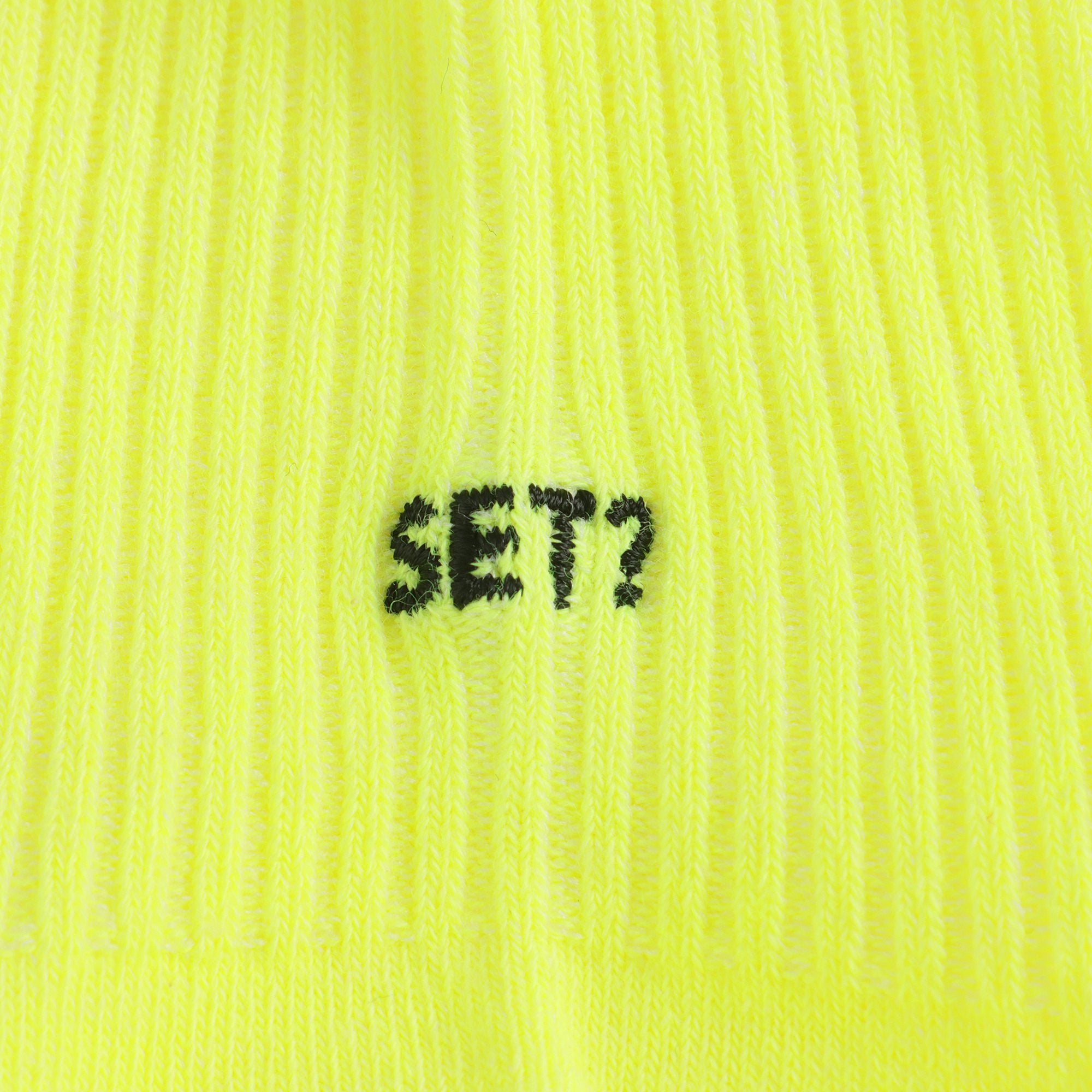 Boys & Girls Neon Yellow Socks