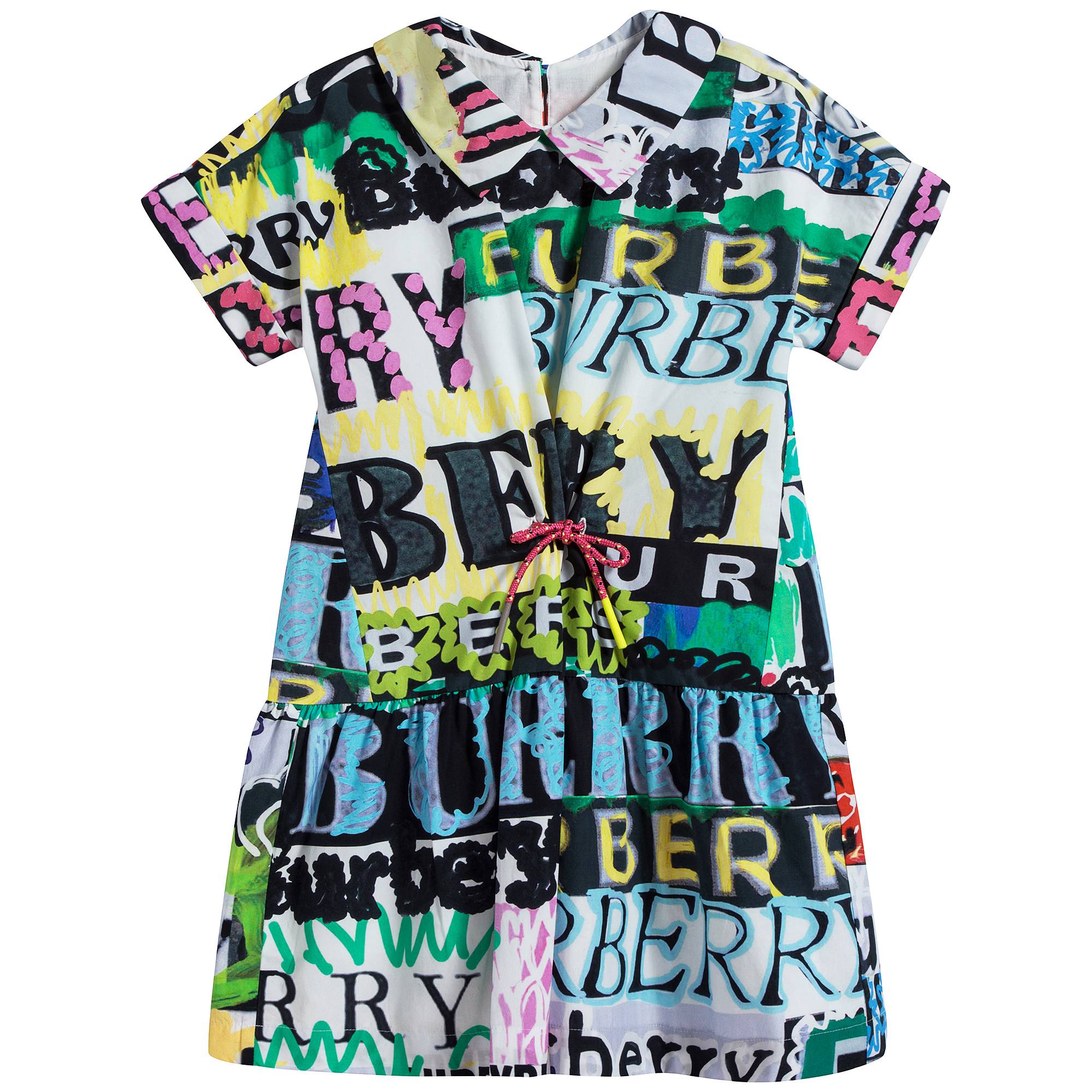 Girls Multicolour Cotton Dress