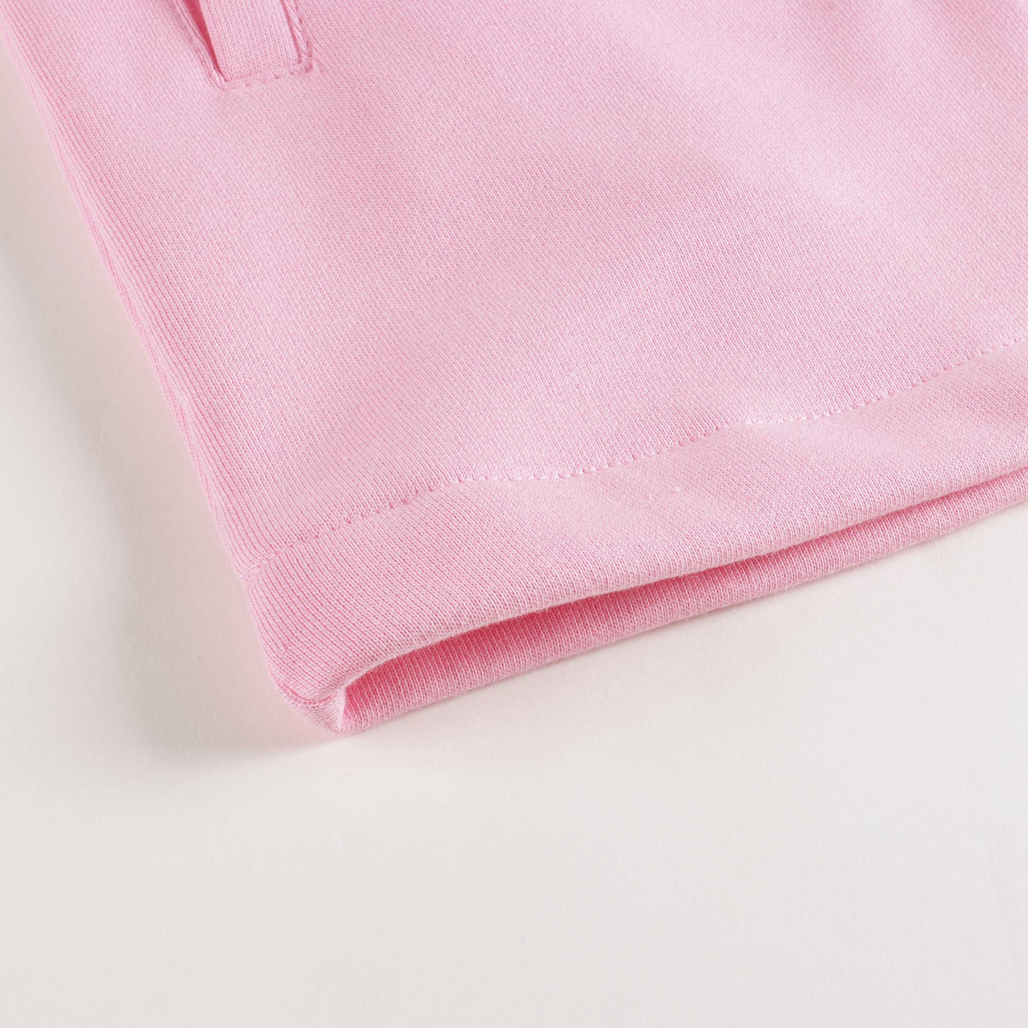 Girls Pink Logo Cotton Skirt