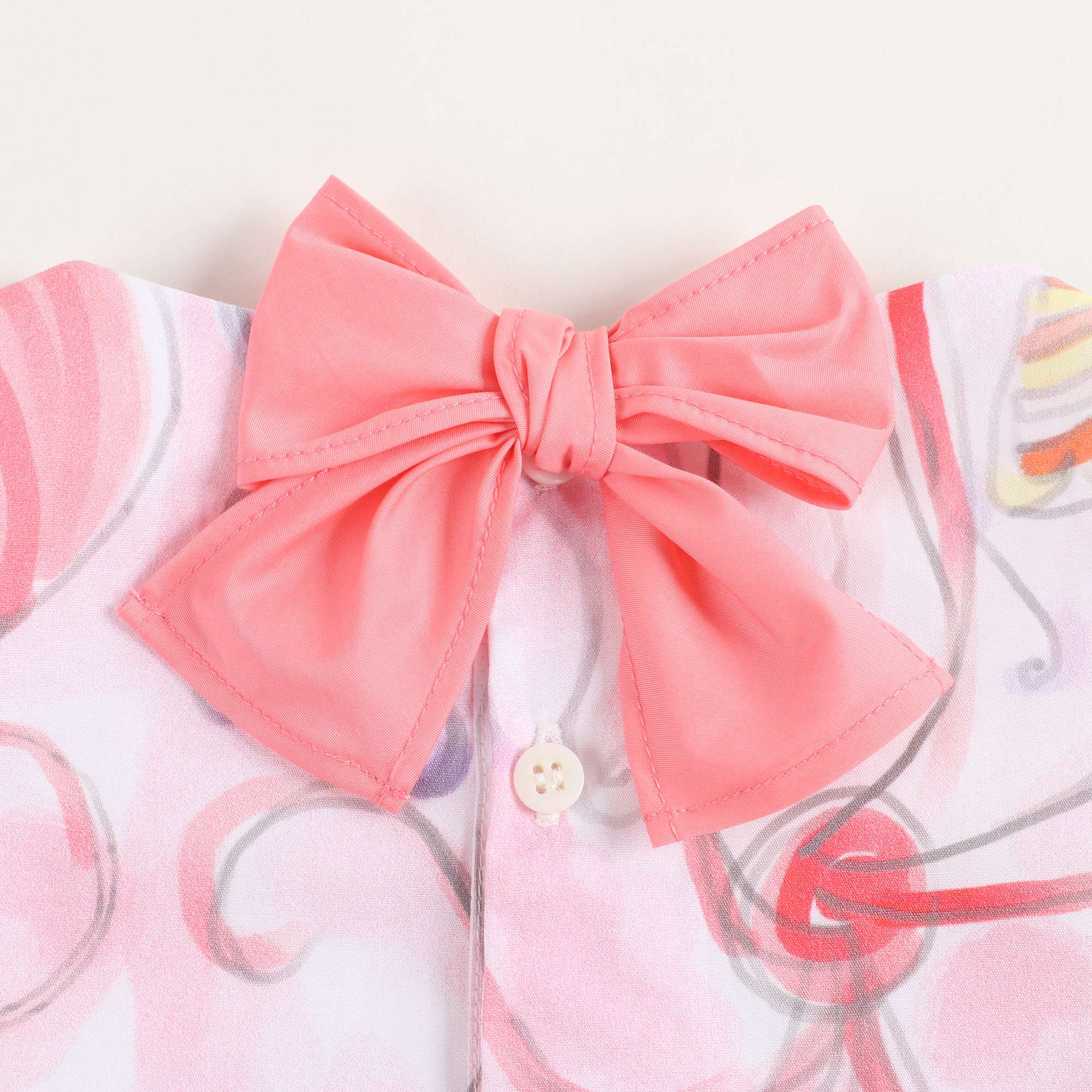Girls Pearl Pink Cotton Dress
