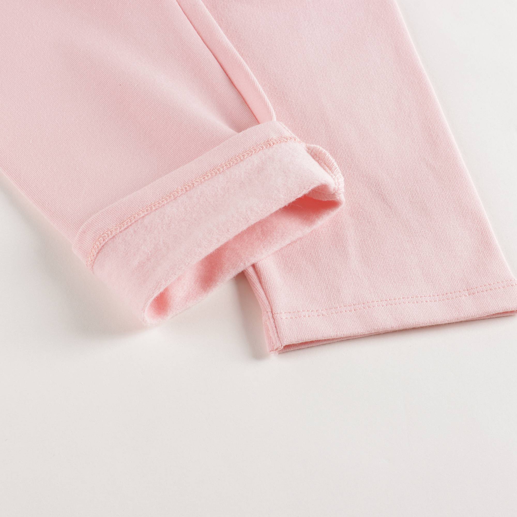 Baby Girls Pink Cotton Trousers