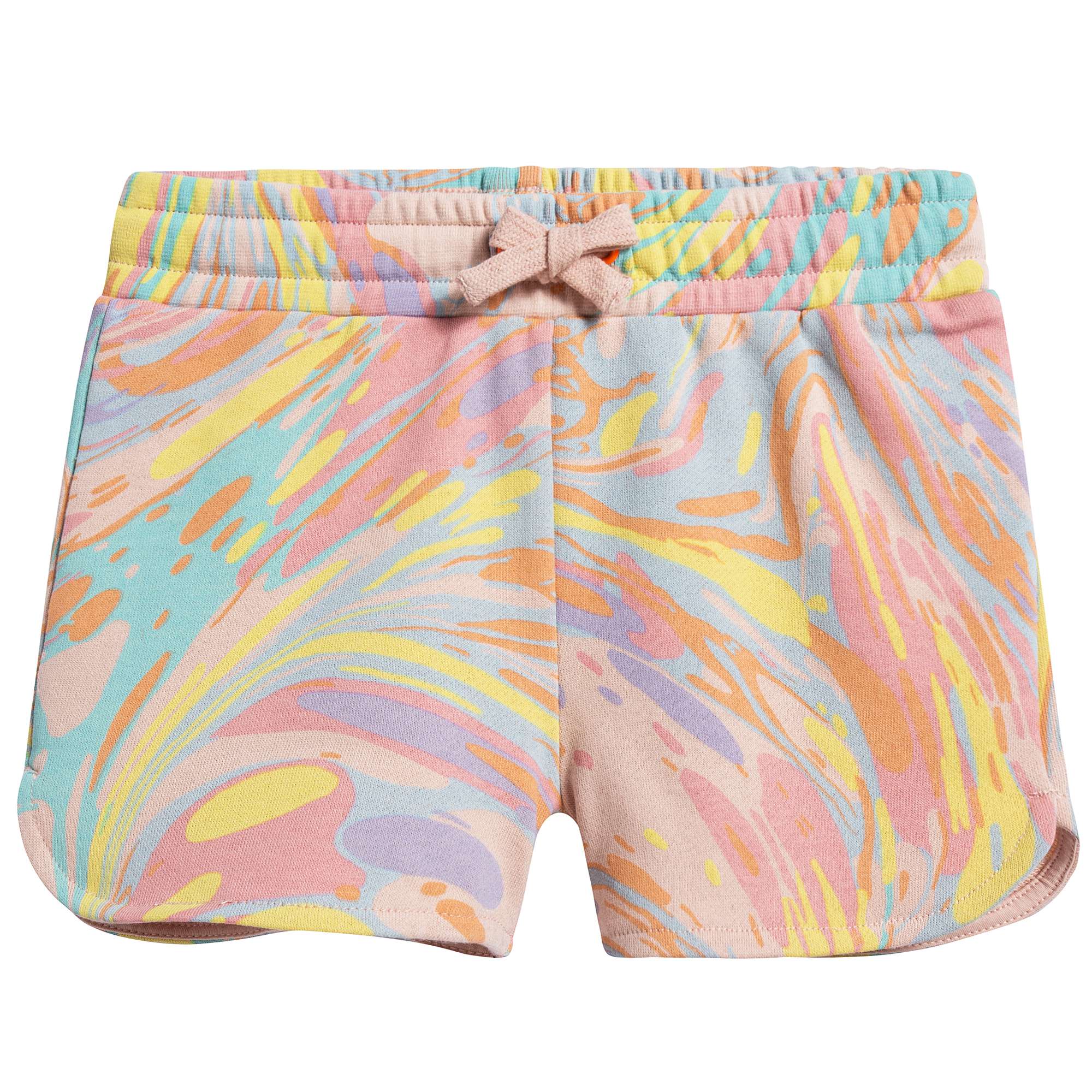 Girls Marble Printed Anticipato Prim Shorts