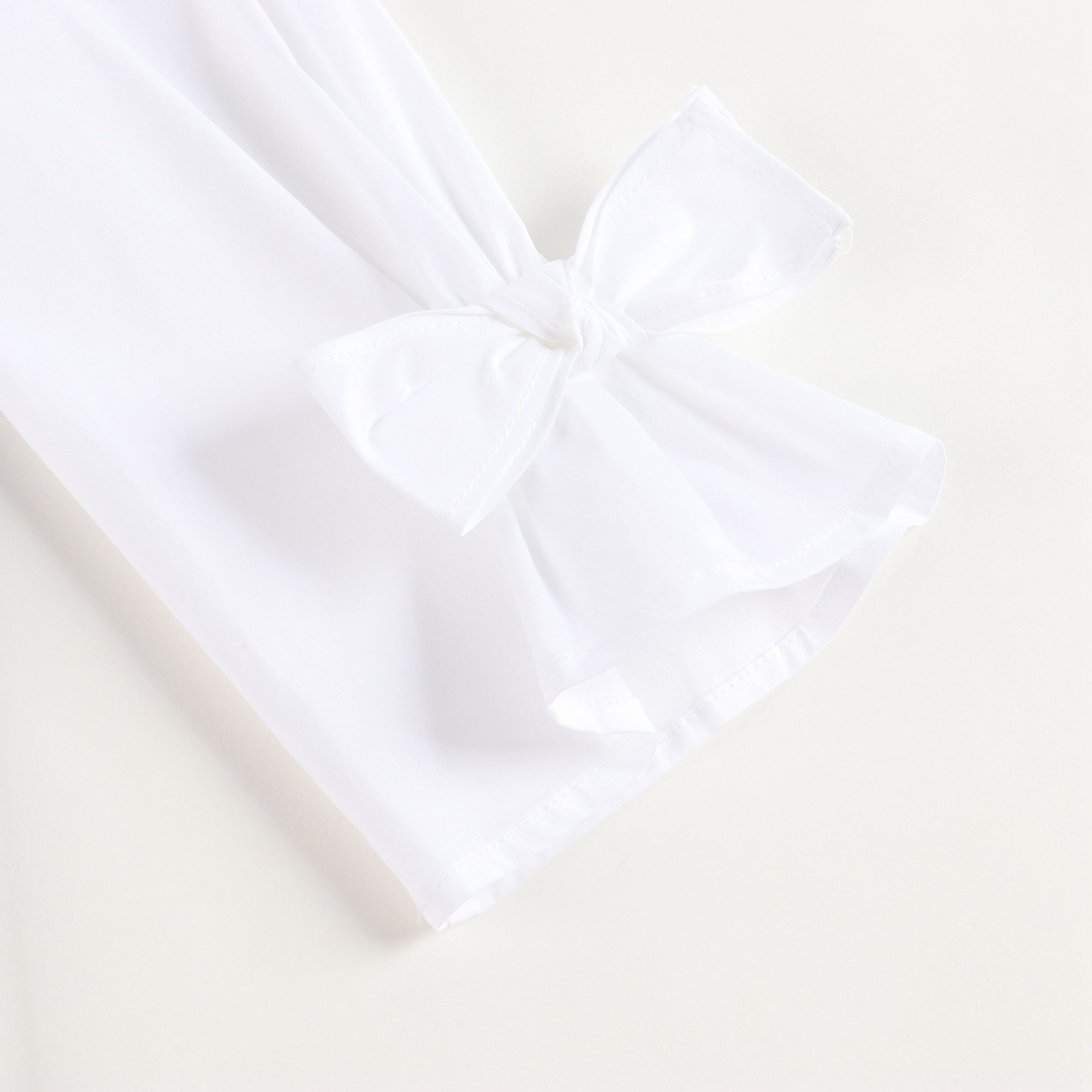 Girls White Cotton Shirt