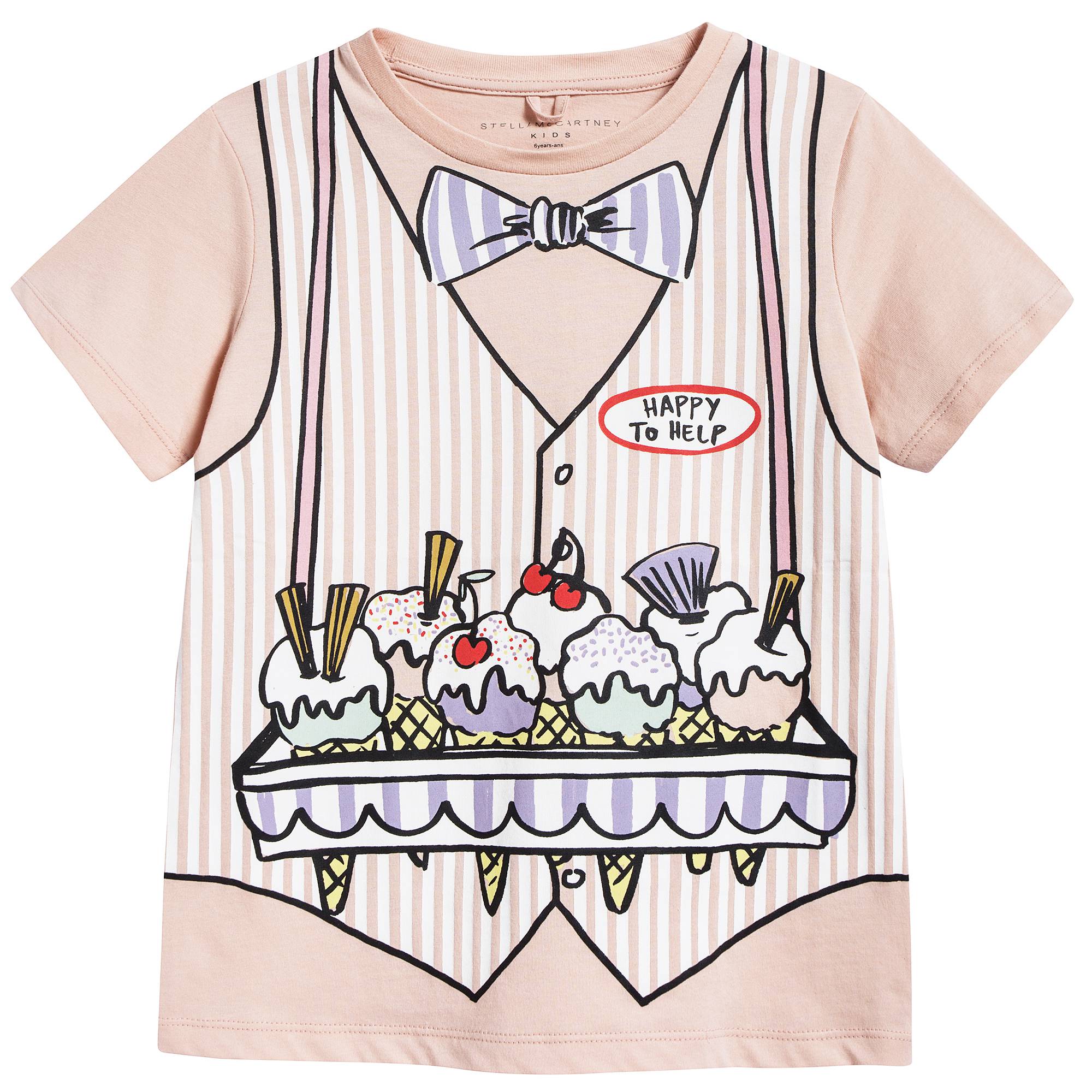 Girls Dusky Rose Anticipato Prim T-shirt