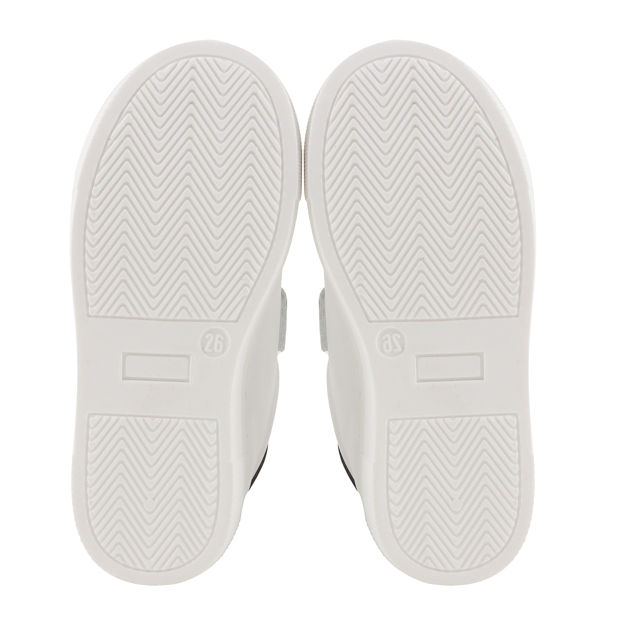 Boys White Logo Leather Shoes