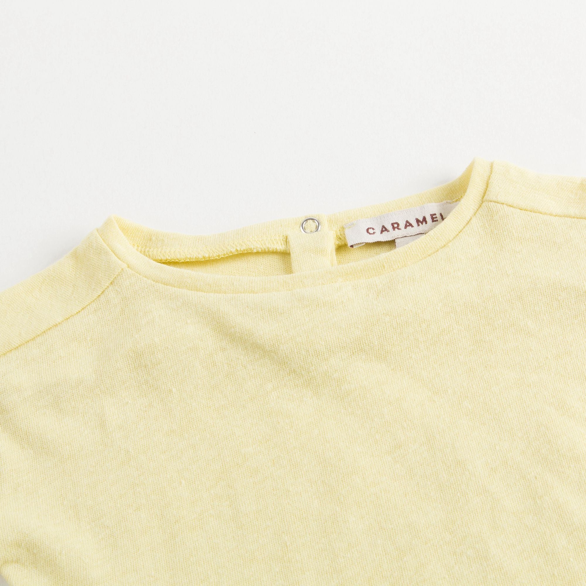 Baby Girls Yellow Cotton T-shirt