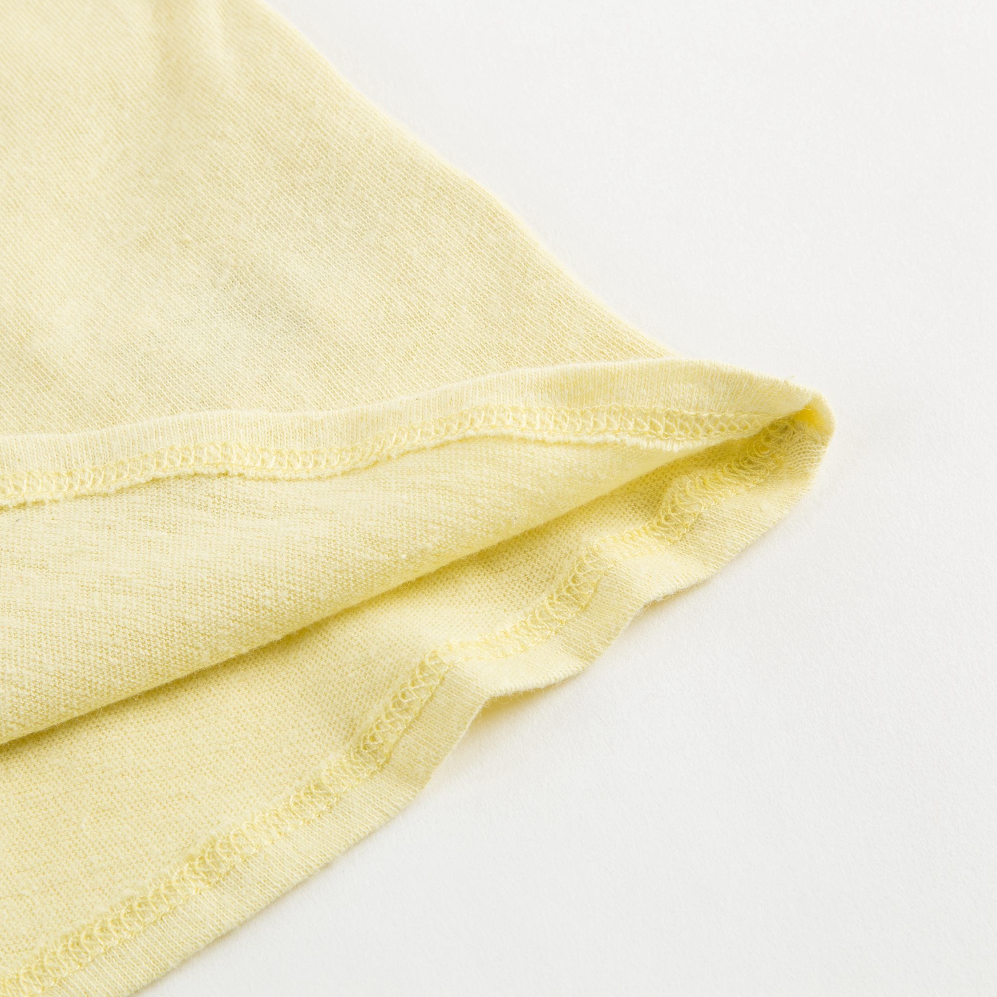 Baby Girls Yellow Cotton T-shirt