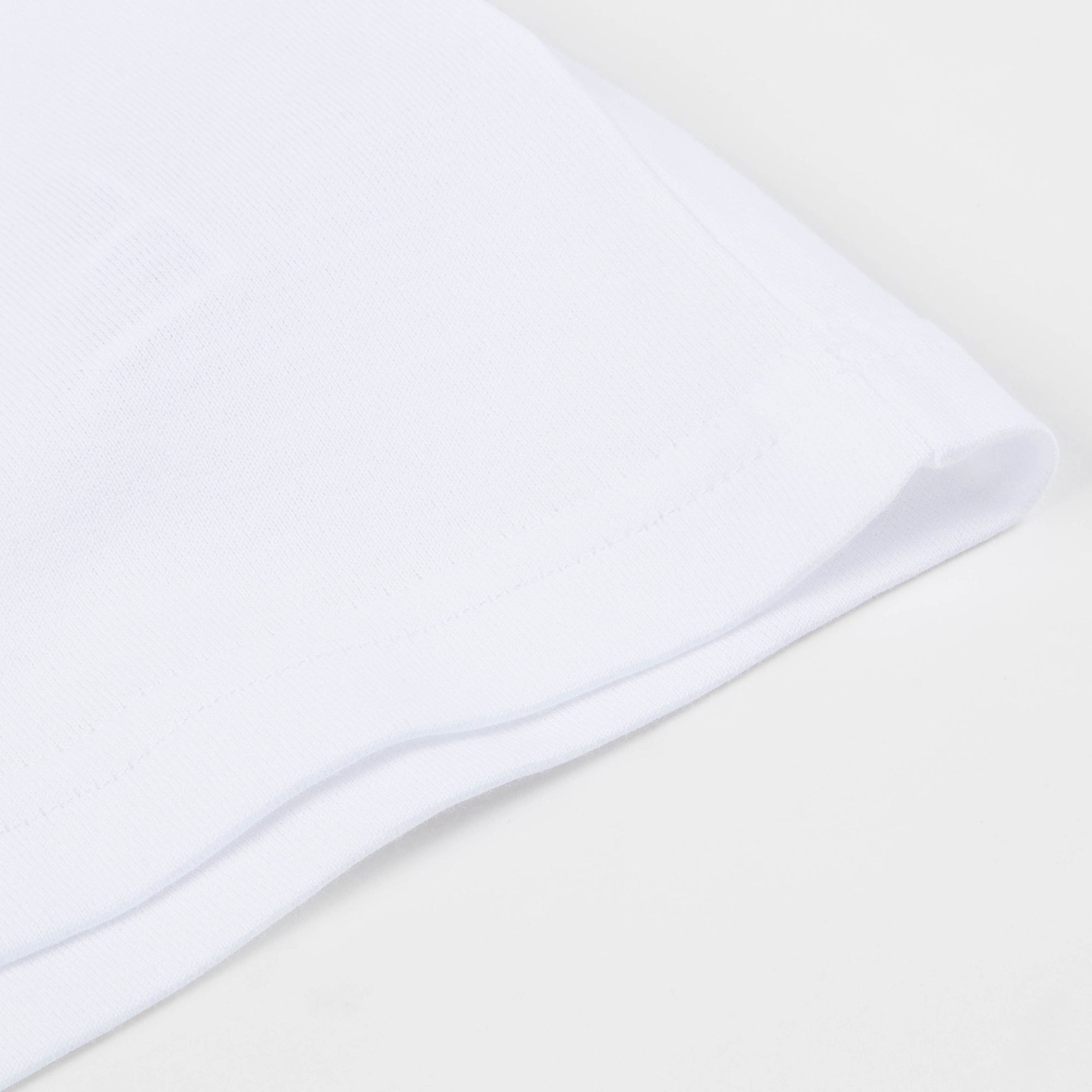 Girls White Logo Cotton T-shirt