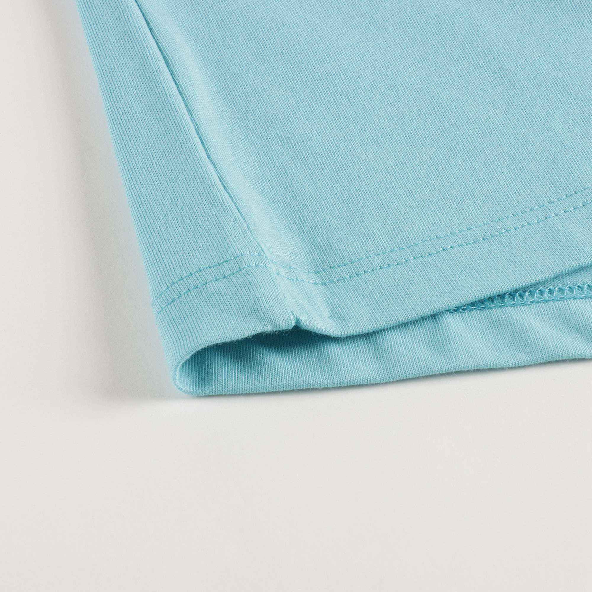 Girls Blue Logo Cotton T-Shirt