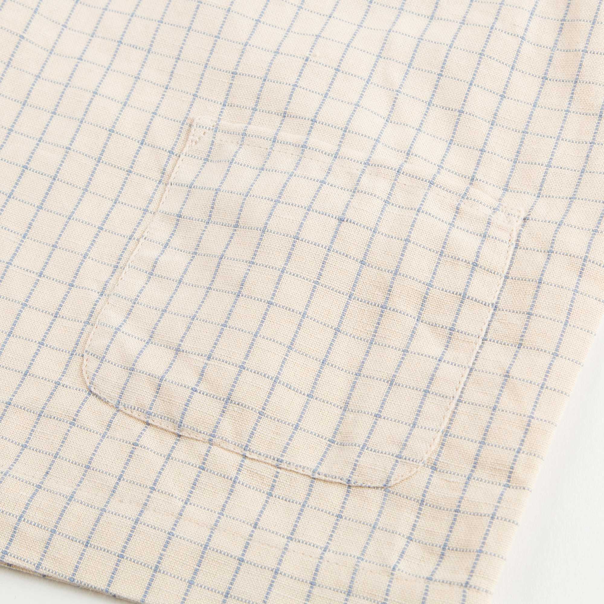 Girls Rustic Check Woven Blouse