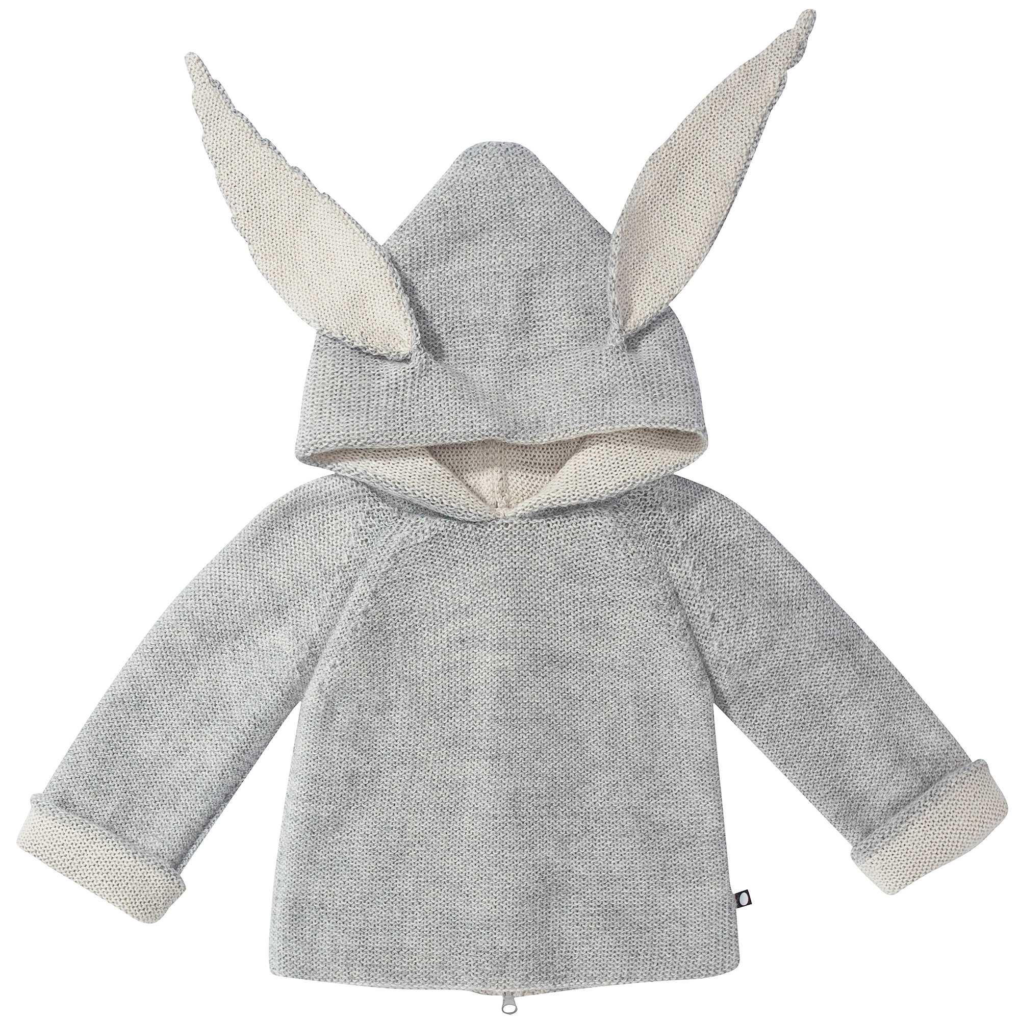 Baby Grey Rabbit Alpaca Hooded Animal Sweater